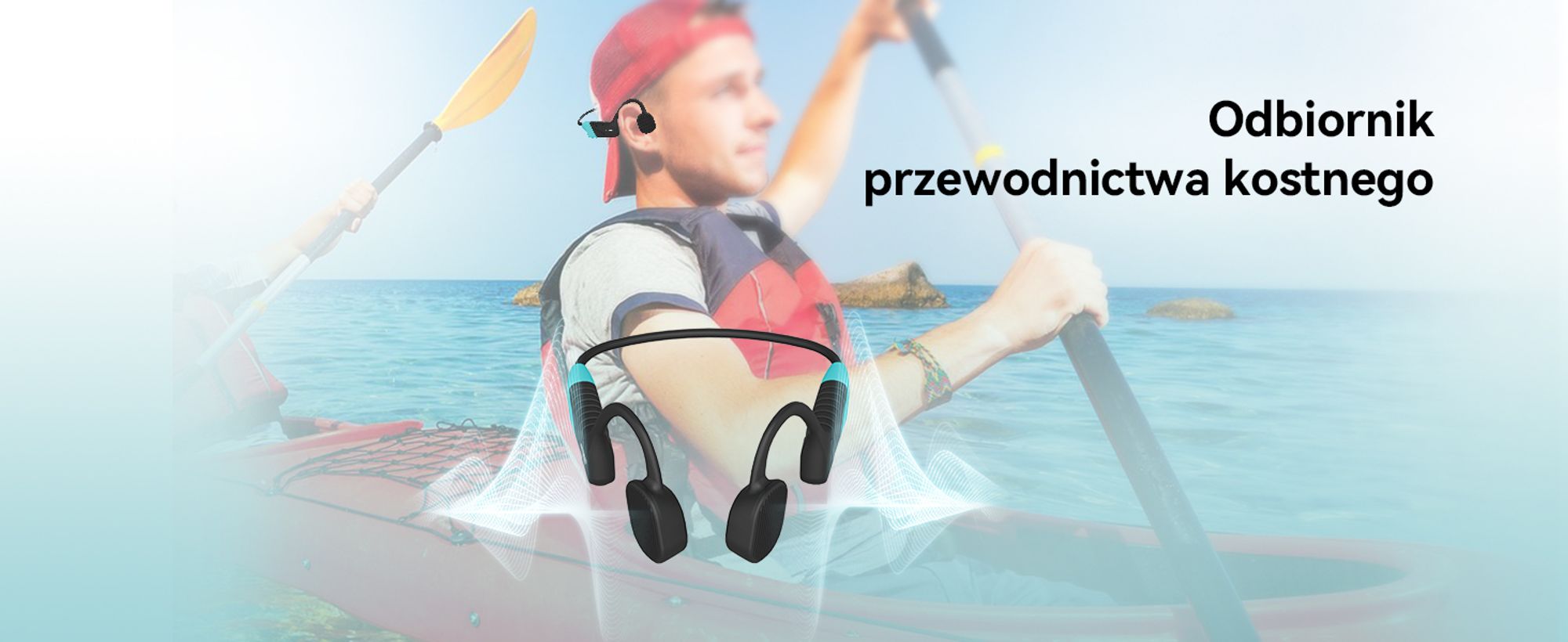 Komunikator dla trenerów pływania Retekess TT120, słuchawki do pływania wodoodporne IP68, przewodnictwo kostne, (1 nadajnik, 5 odbiorników)
