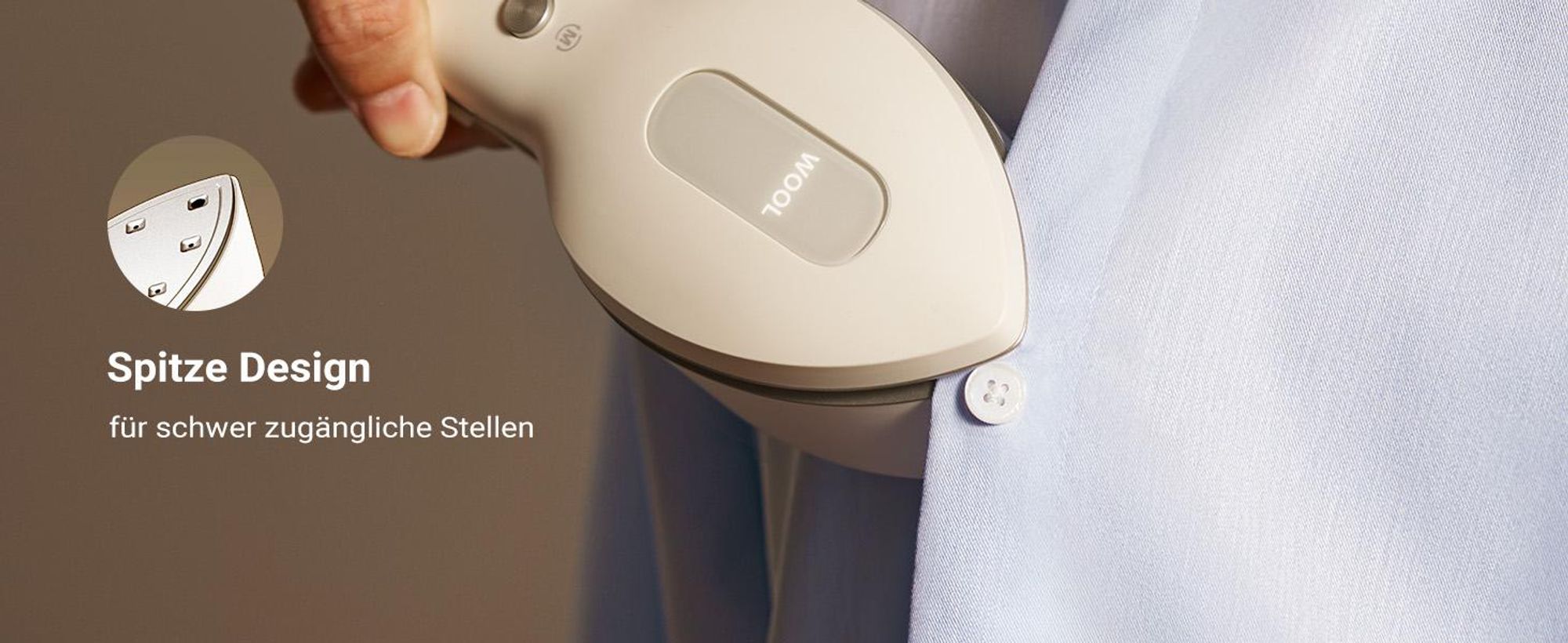 Reise-Dampfbügeleisen Beauty 3 in 1 Dampfglätter Bügelpresse