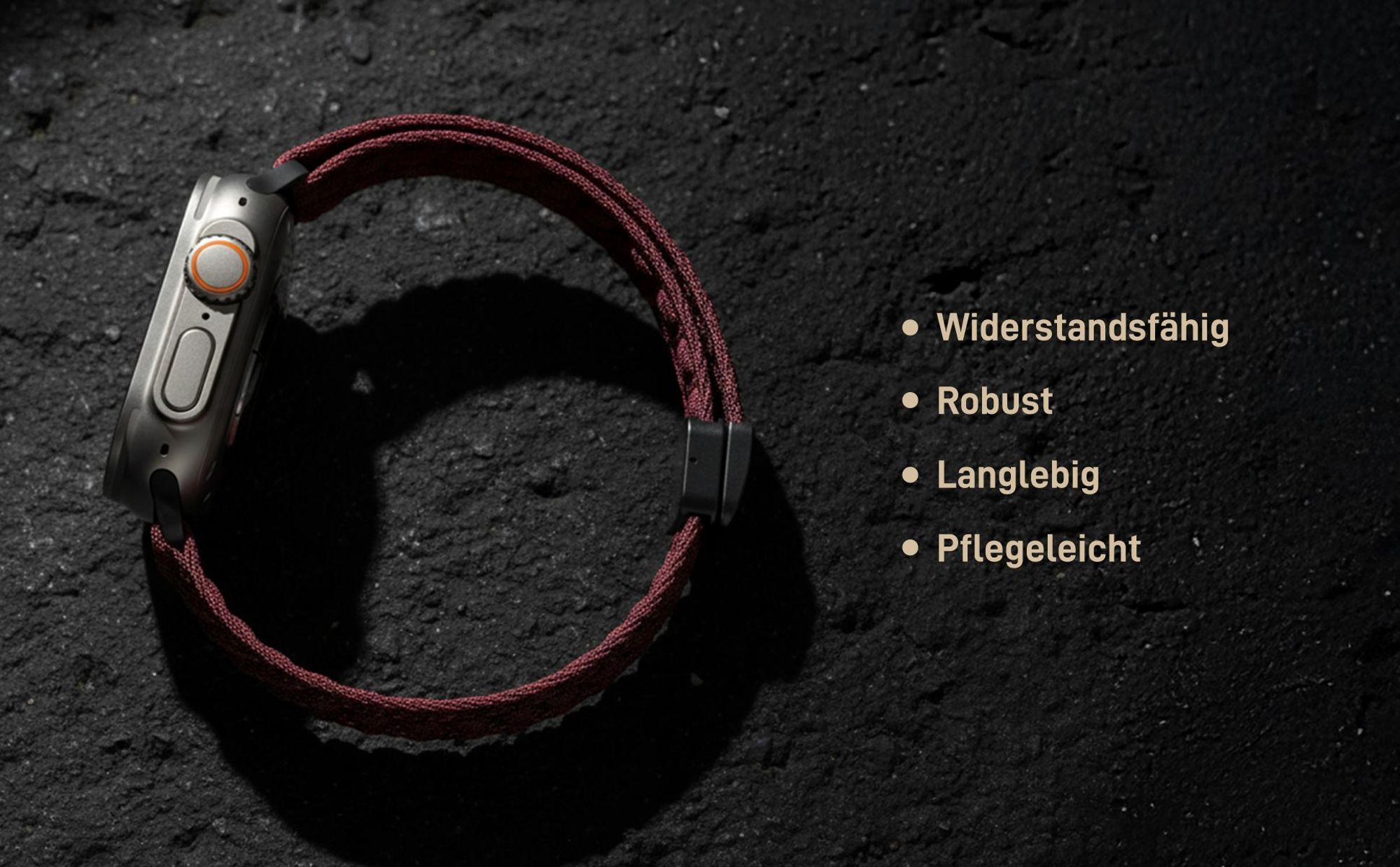 Robustes Wechselband für Apple Watch Ultra 3 49mm in verschiedenen Farben
