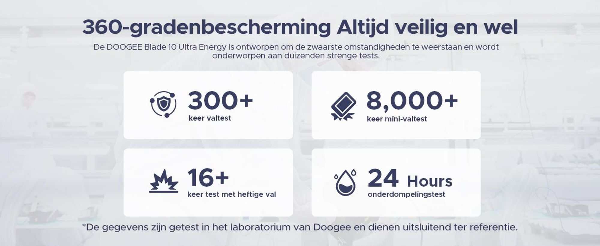 DOOGEE Blade10 Ultra Energy: Robuuste outdoor smartphone, Android 16, IP68/IP69K, 6,56" scherm met 90Hz, 6150mAh batterij, 36+128GB opslag, 64MP camera, NFC, vingerafdruksensor, zonder abonnement