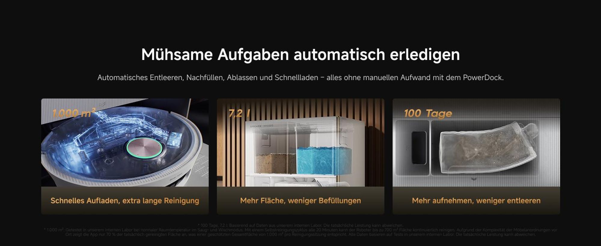 DREAME X60 Pro Ultra Complete Saug- und Wischroboter mit Wischfunktion,42KPa,DuoBrush 2.0,KI Omni 3.0,10cm Anhebung,100°C Wischmopp,100% Entwirrung