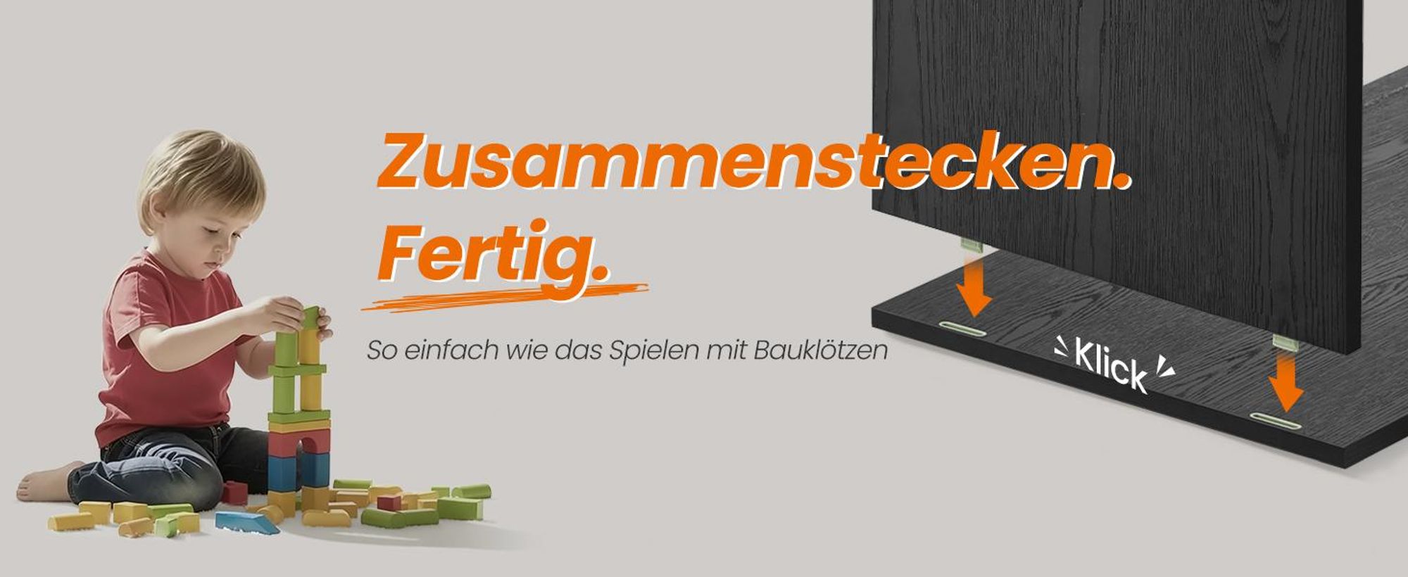 SONGMICS HOME Superschnelle werkzeuglose Montage, Sideboard mit Beleuchtung, 2er Set Aufbewahrungsschrank, TV-Schrank, Glasablage,Toolless-Technologie