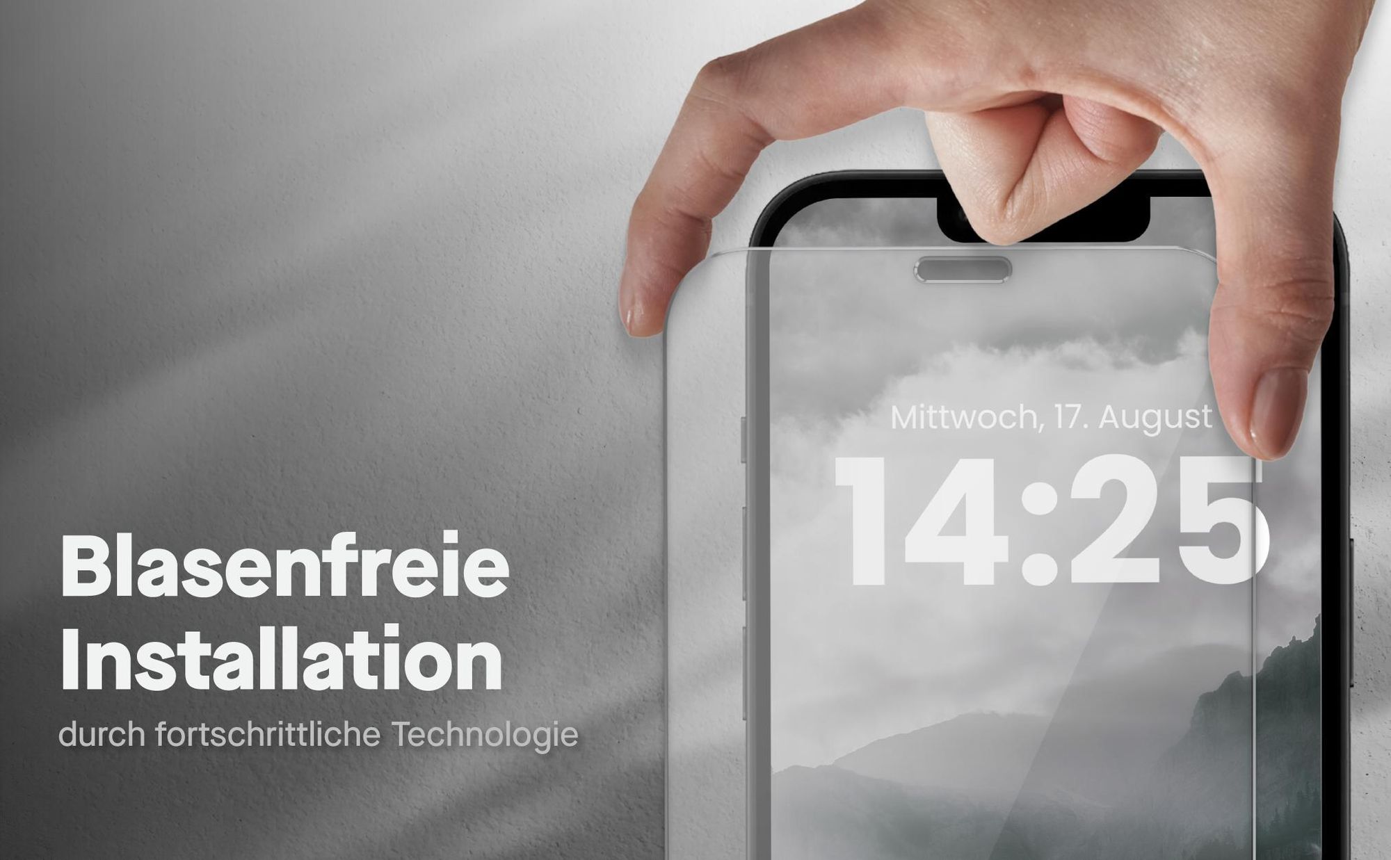 Zwei Stück Panzerfolie für Apple iPhone 11 für Schutz gegen Kratzer, Staub und Schmutz