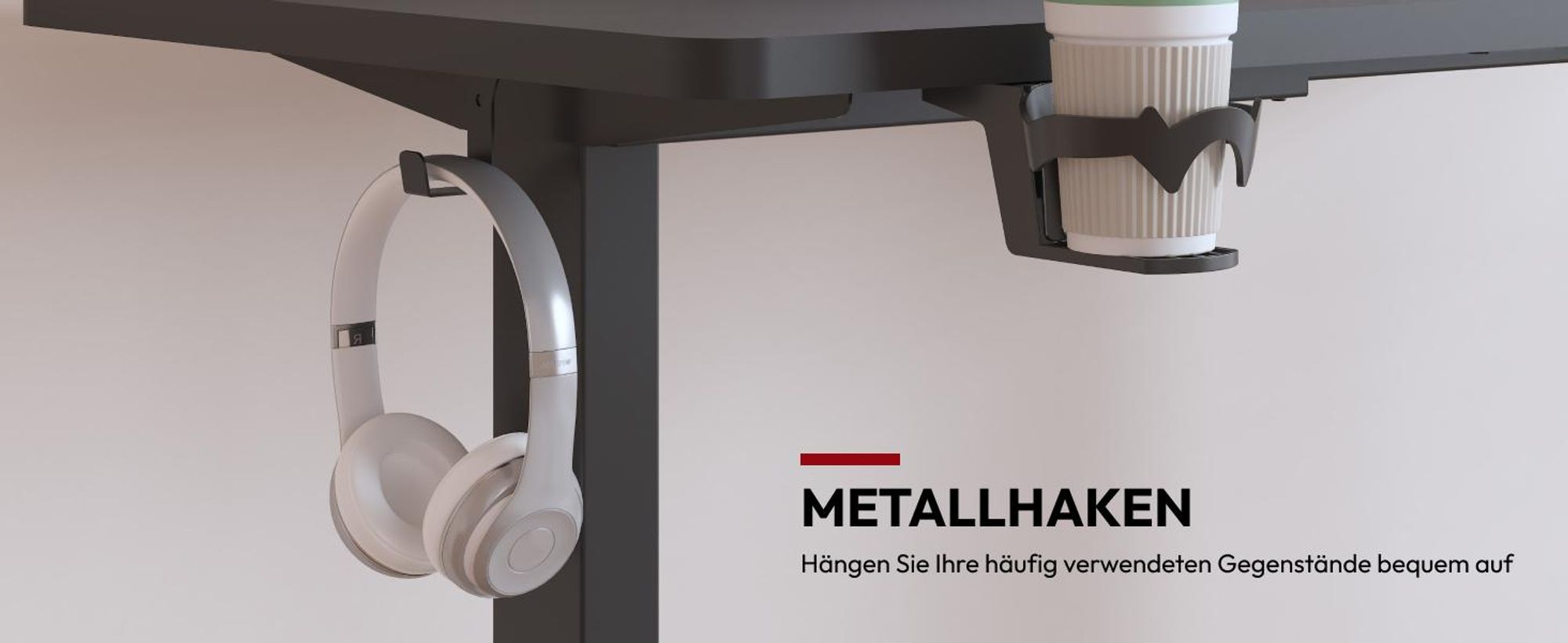 SANODESK Höhenverstellbarer Schreibtisch 200x80cm elektrisch 4 Memory-Funktion, Antikollisionsschutz, 70kg Tragkraft, mit Haken und Ablagebox(Schwarz)