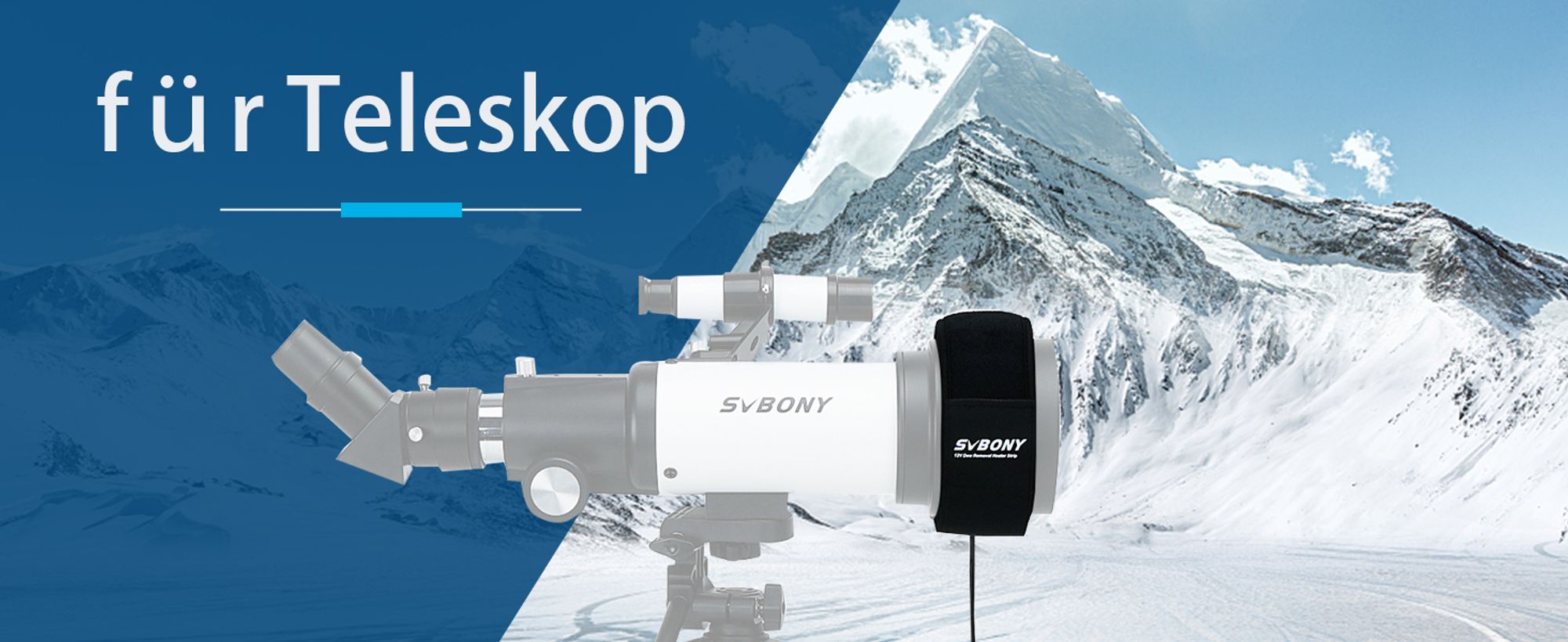 Svbony SV192 Objektiv Wärmer Heizband, Objektivheizungswärmer Tau, 560mm 12V Temperaturregler Universeller Tauheizstreifen für Teleskopkamera