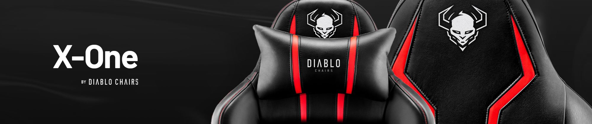 Diablo X-One 2.0 Herná stolička Kancelárska stolička Kancelárska stolička Nastaviteľné podrúčky Ergonomický dizajn Krčný/bederný vankúš Black-Rose Small