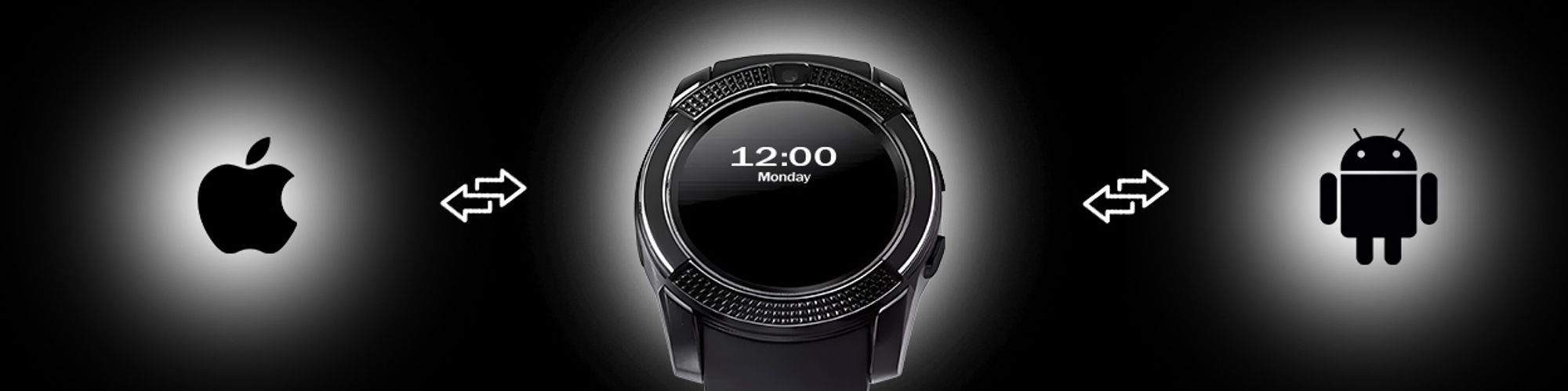 Smartwatch Smart Watch 45mm Armbanduhr mit SIM Touchscreen Sport Band Fitness Armband Black Watch Geschenk Call Android Herren Damen Schwarz Retoo