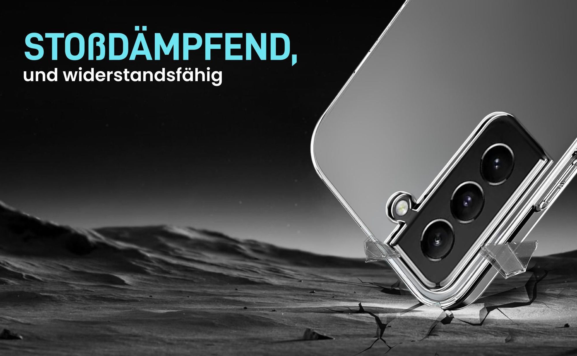 Backcover für Samsung Galaxy S22 - unterstützt kabelloses Laden auch mit Hülle
