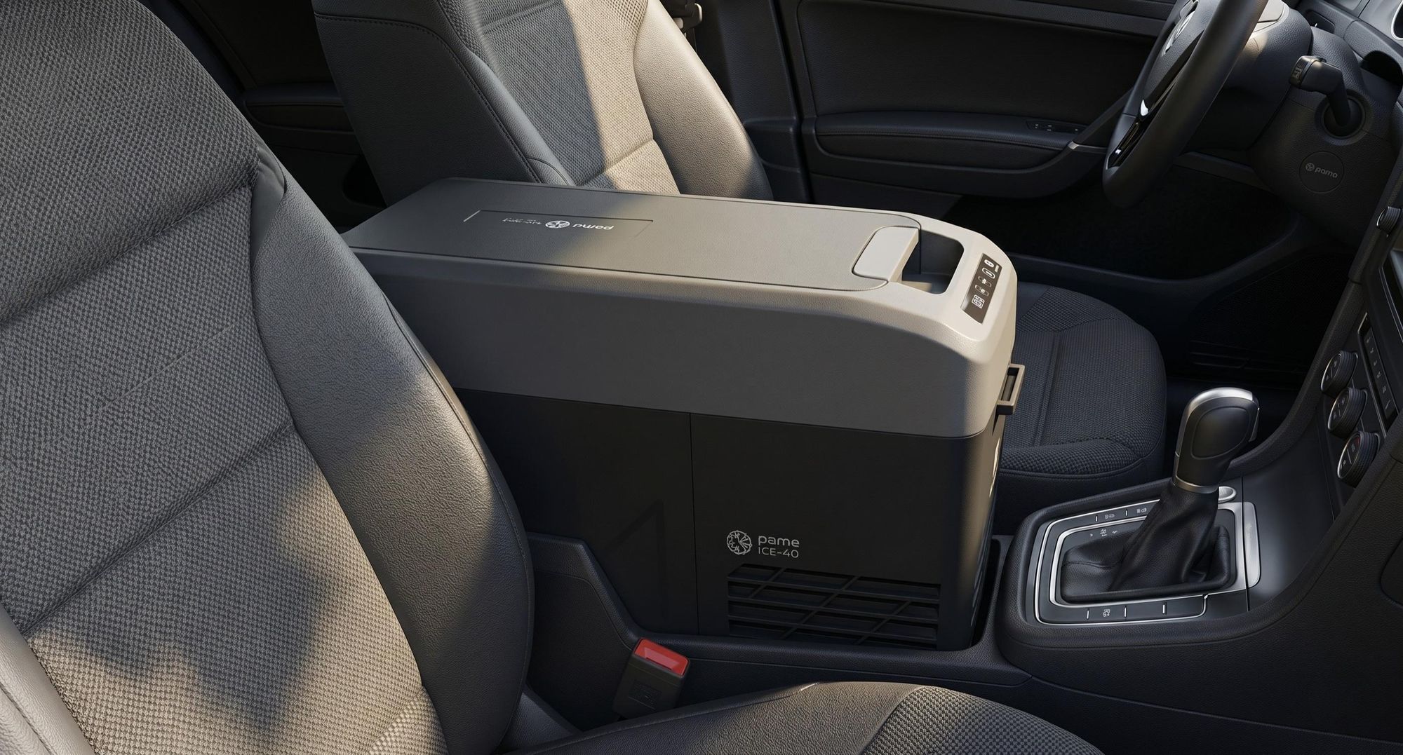 Peme Quest 14 Kompressor-Kühlbox 15L Elektrischer Autokühlschrank 12V 230V Mini Kühlbox & Gefrierbox Auto bis -20°C Reisekühlschrank für Camping, LKW