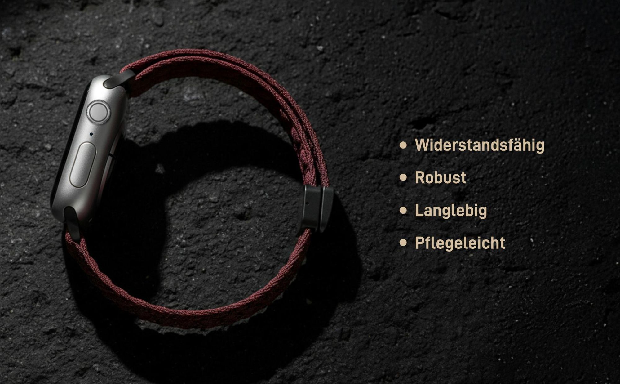 Robustes Wechselband für Apple Watch Series 8 45mm in verschiedenen Farben