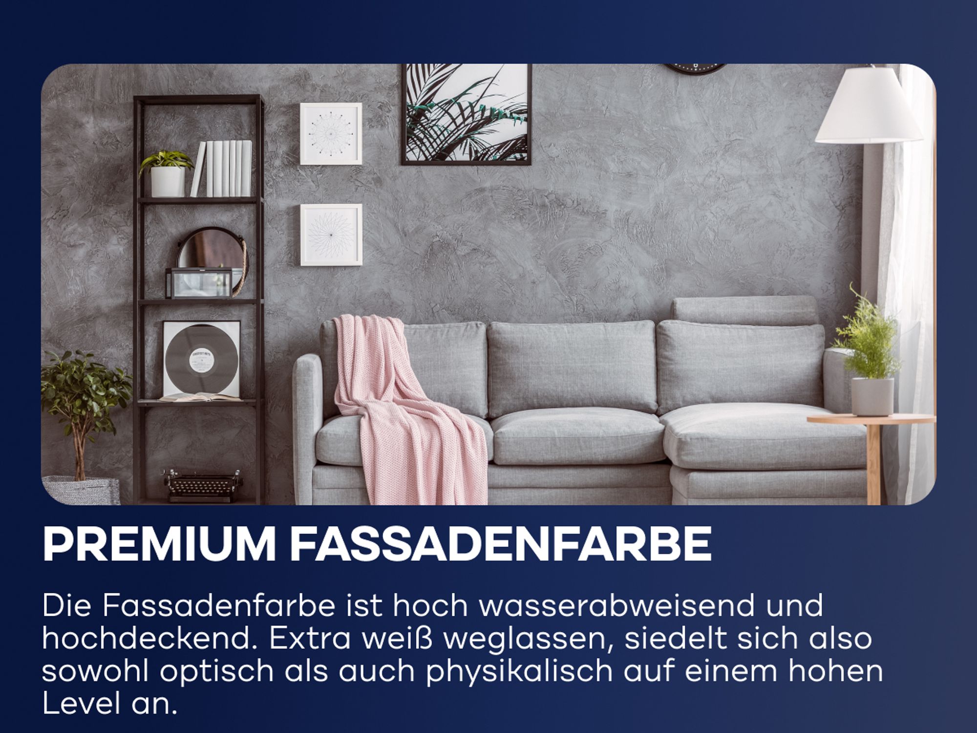 Plid Fassadenfarbe Weiß 10L , für ca. 60m² / Außenfarbe Fassaden Wetterschutz - Mauerfarbe, Hausfarbe Fassade