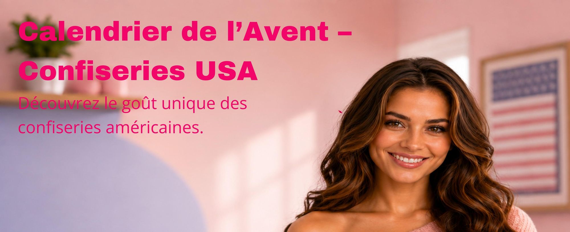 BOXILAND® calendrier avent US Sweets 2026, 24 bonbons américains, candy