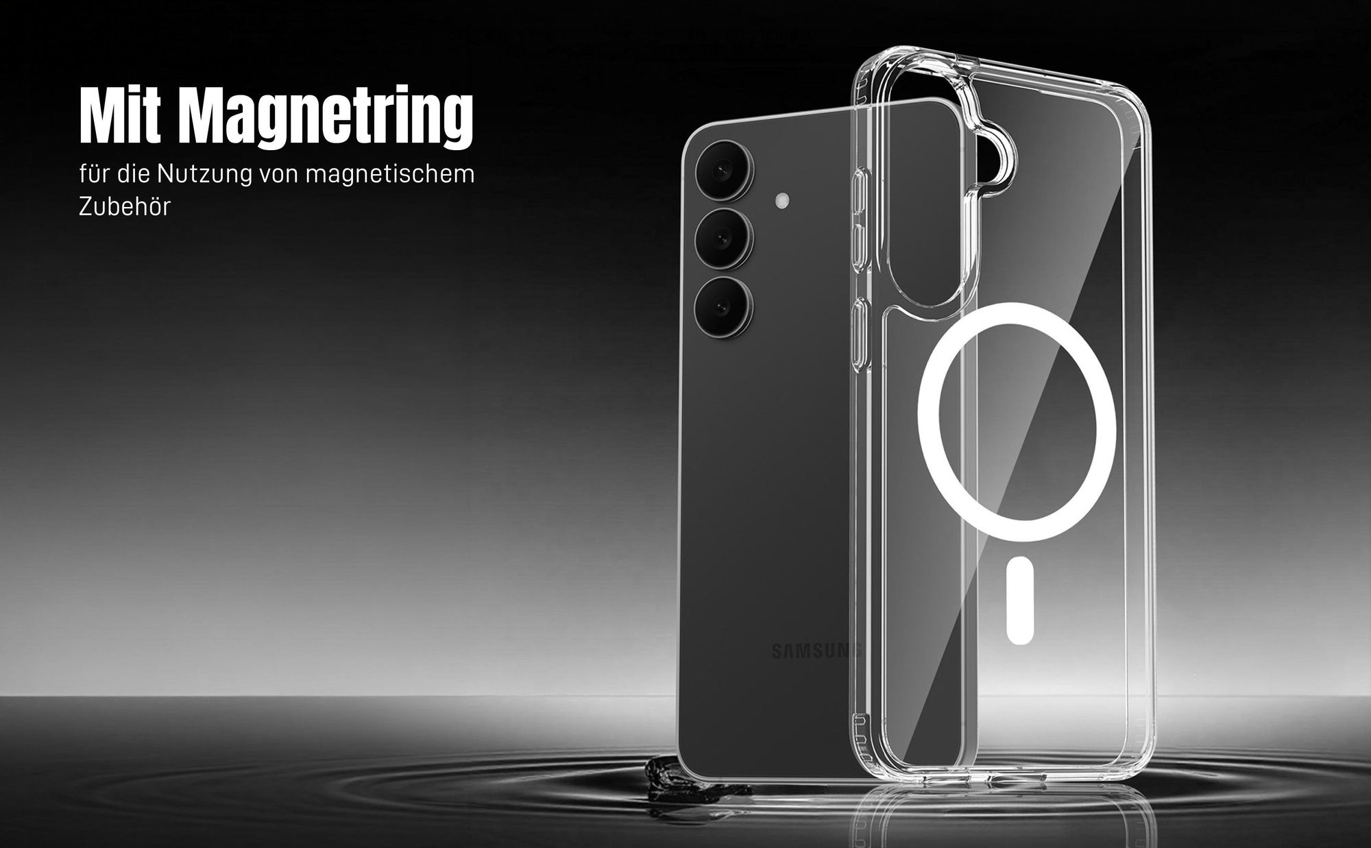 Transparentes Smartphone Cover für unauffälligen Schutz für Samsung Galaxy S26 FE