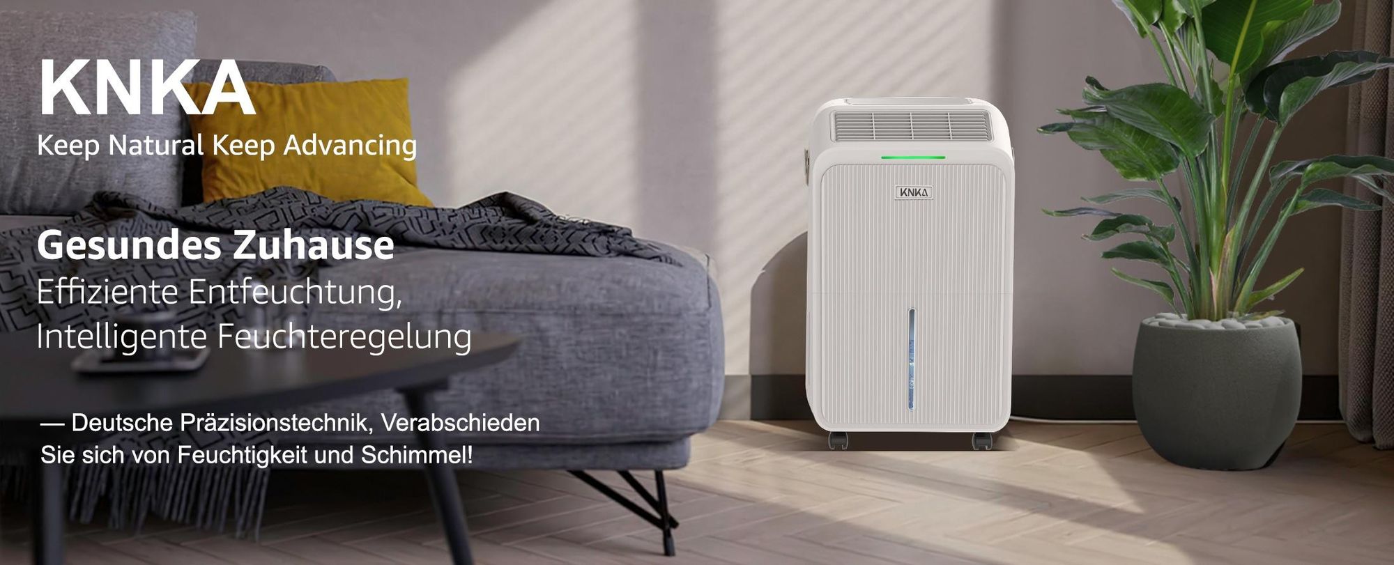 CMYbabee Luftentfeuchter 16 L/Tag, leise & energiesparend, mit Schlafmodus, Kindersicherung & Überlaufschutz, ideal für 110 m³ Räume, Wohnung & Keller