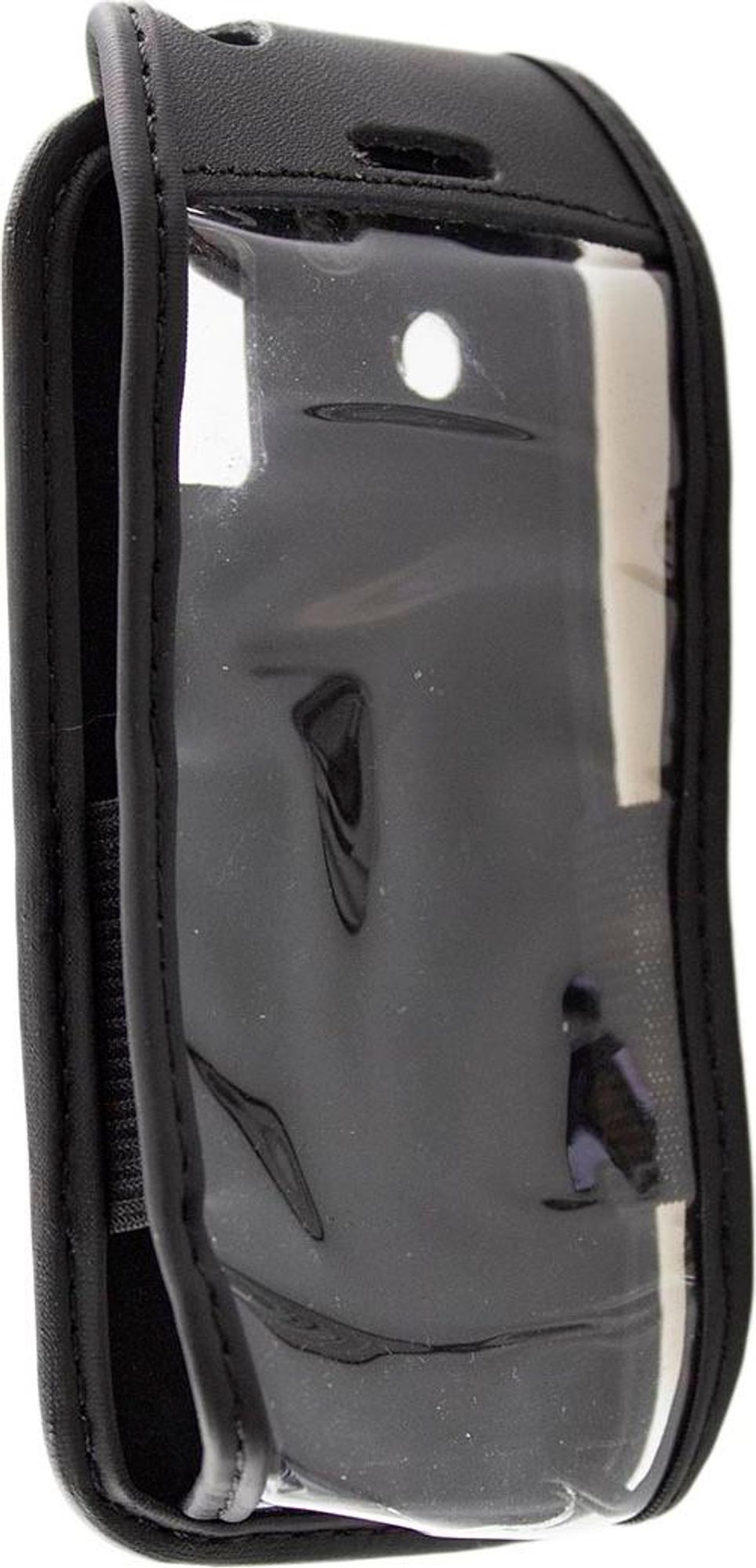 caseroxx Ledertasche mit Gürtelclip kompatibel mit ukuu / Ushining / uleway Seniorenhandy 2,4 Zoll aus Echtleder, Tasche mit Gürtelclip und Sichtfenster Bild 5