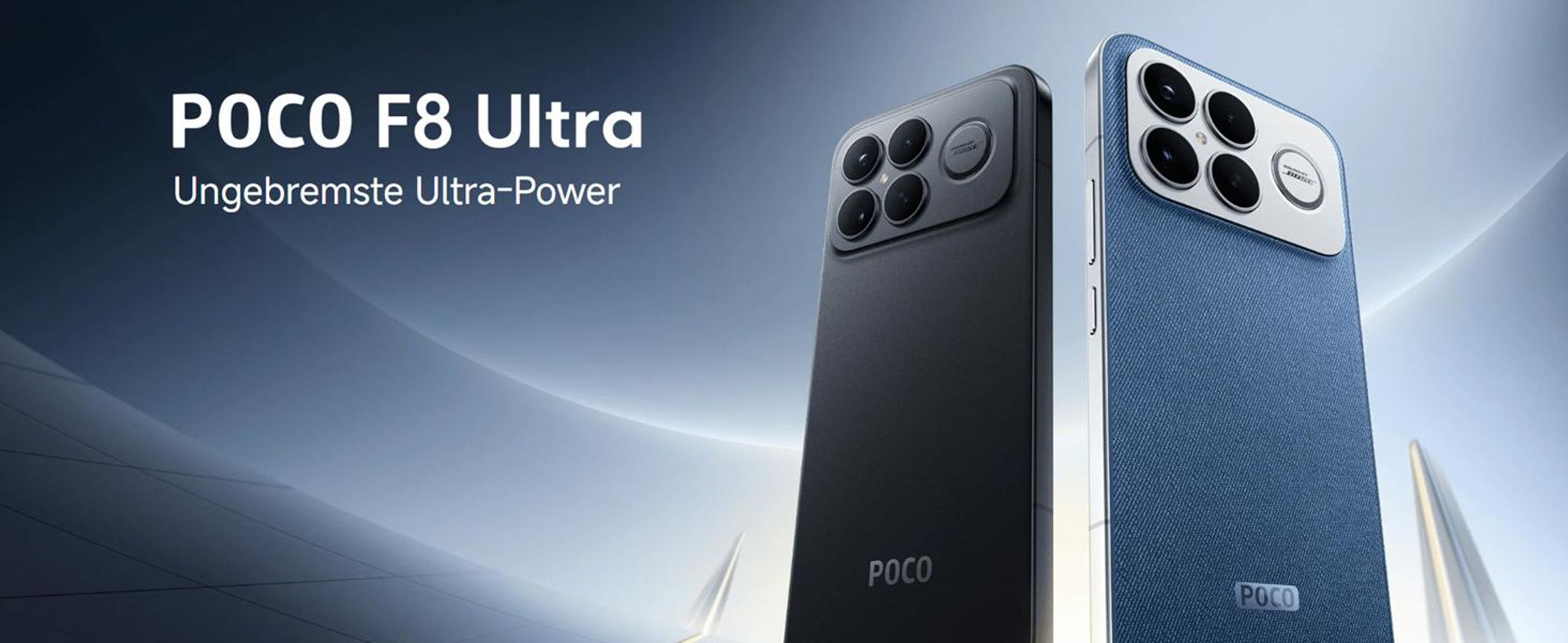 XIAOMI Poco F8 Ultra 5G Smartphone 16+512GB, 6.9" 120Hz AMOLED Display, 50MP Light Fusion 950 mit OIS, Sound by Bose, 6500mAh, Schwarz,