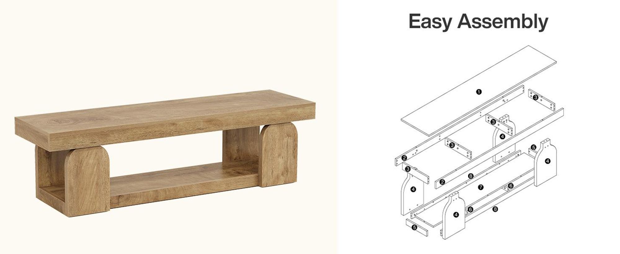 160 cm Sitzbänke mit Ablagefach, hölzerne Sitzbank für Schlafzimmer, Flur, Eingangsbereich, Naturholz