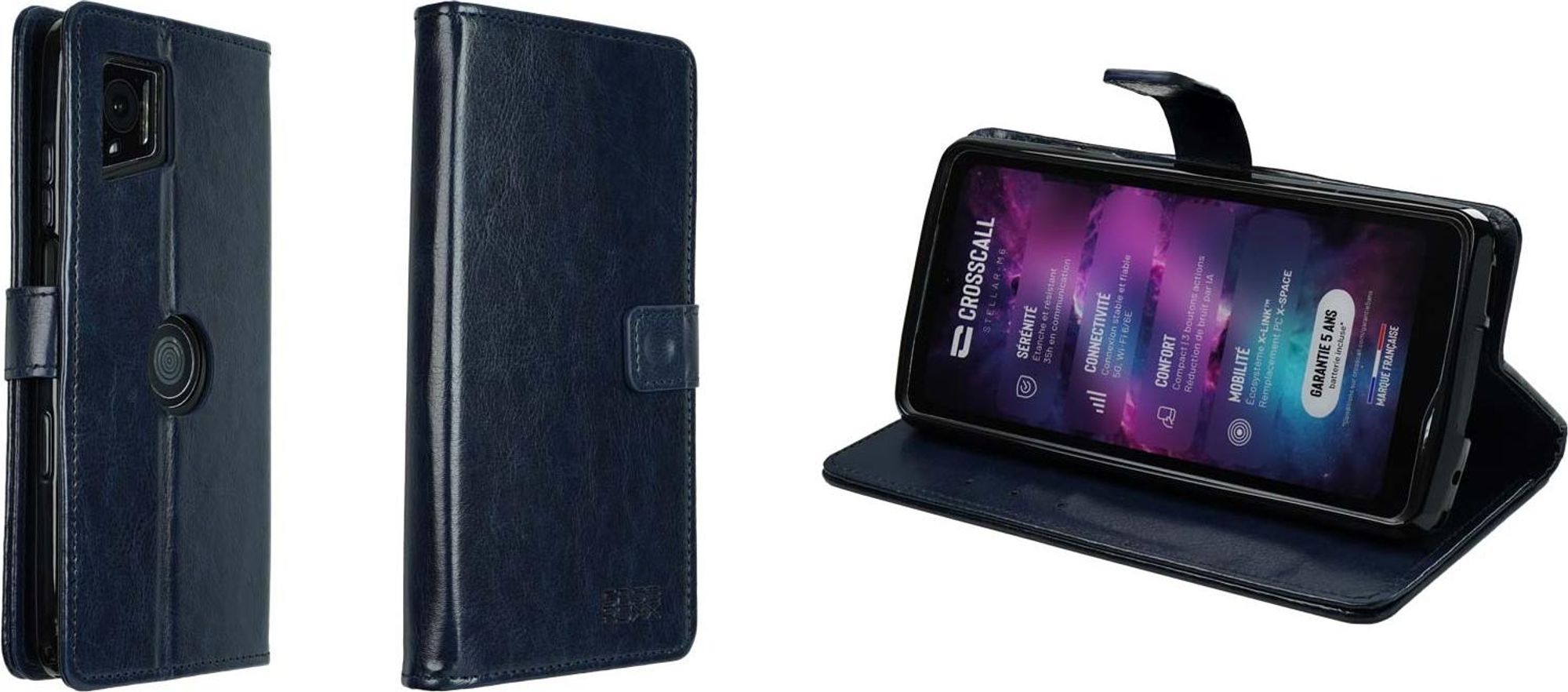 caseroxx Handy Hülle Tasche kompatibel mit Crosscall Stellar-M6 / M6E Bookstyle-Case Wallet Case Bild 2