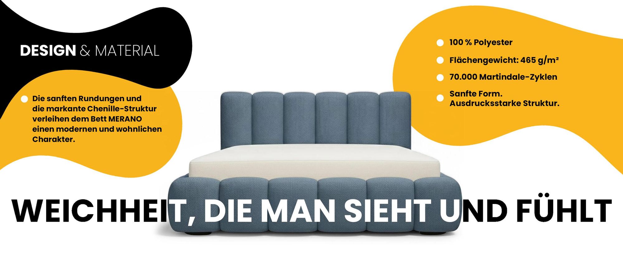 Polsterbett 180x200 - Blau - Bett mit Bettkasten und Lattenrost - Familien Bett - Metallgestell - Gasfedern - Modernes Design - ohne Matratze