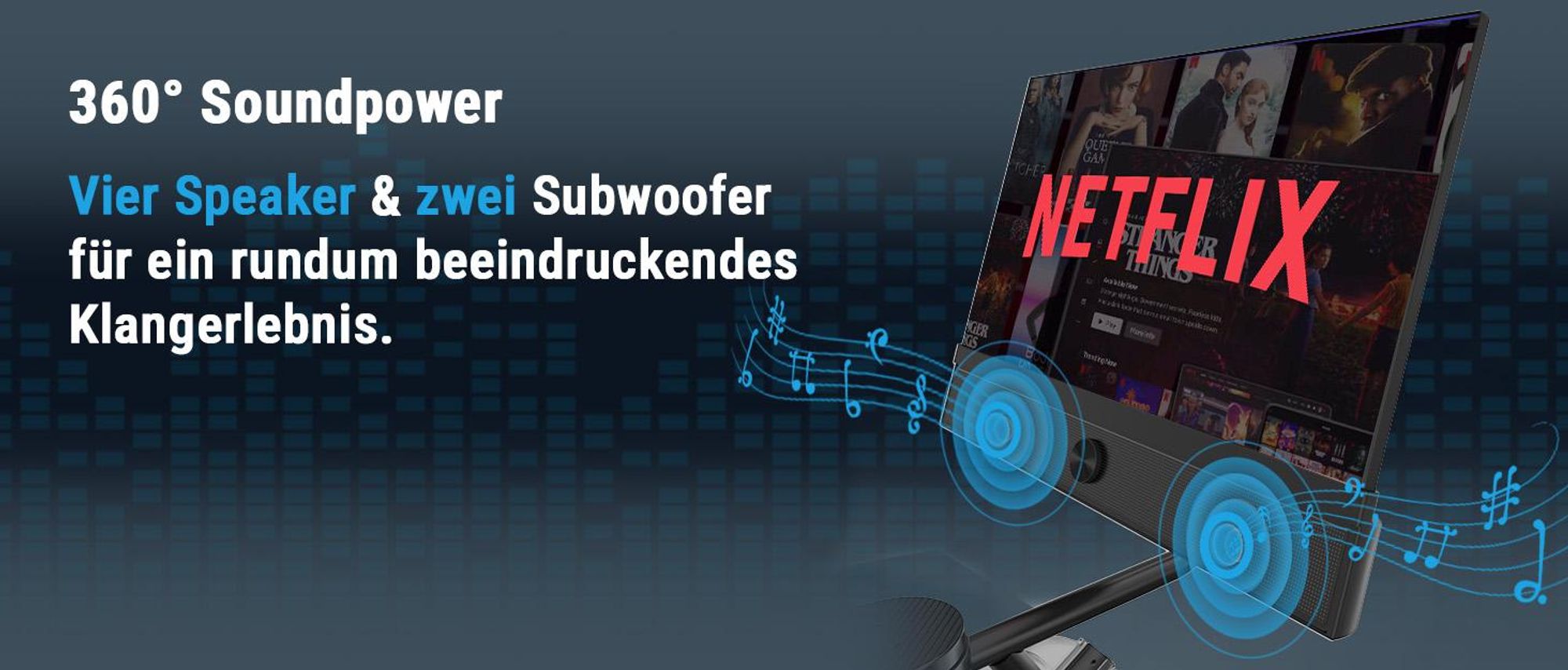 Indoor Cycle & Speedbike AsVIVA S11S | Fitnessbike mit 21,5 Zoll LED Display | 100 Widerstandsstufen | Ergometerfunktion | 360 Grad Lautsprecher