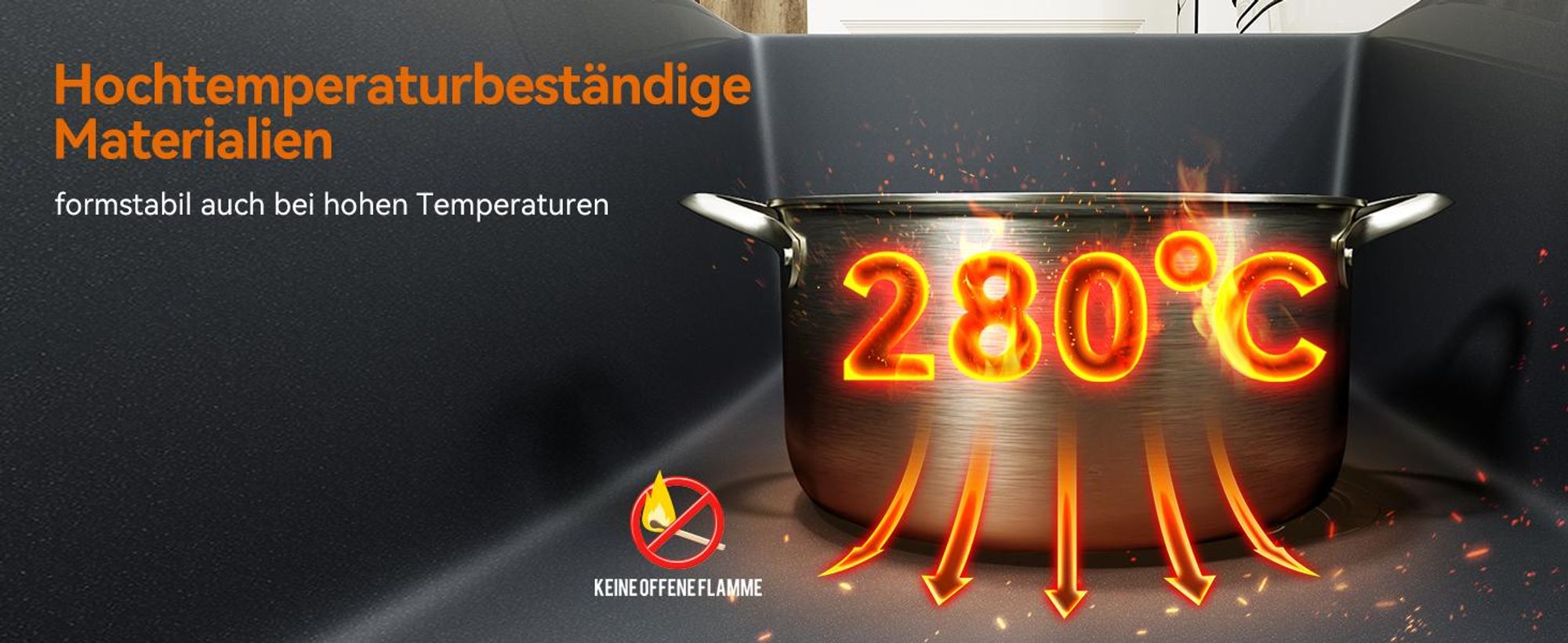 Perfekte Hygiene: Hitze- & fleckenbeständig, geruchsstopfend & pflegeleicht: