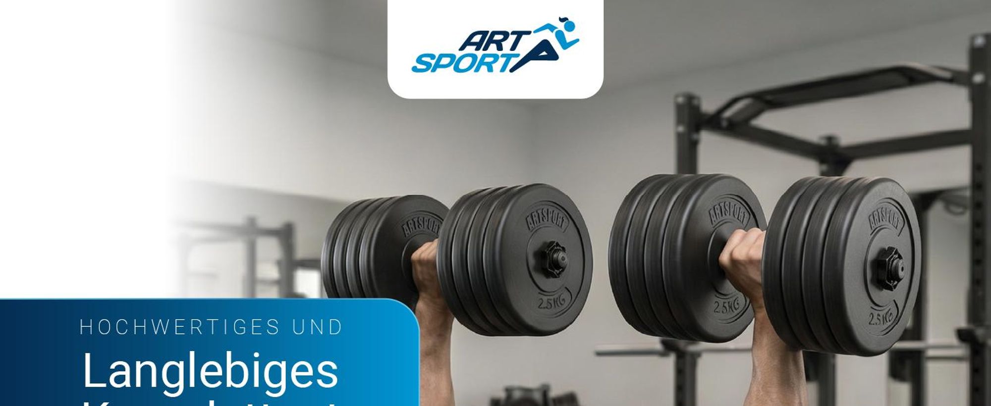 ArtSport 2er Hantelset 40kg - Kurzhantel Set mit 2 Kurzhanteln - 12 Gewichte
