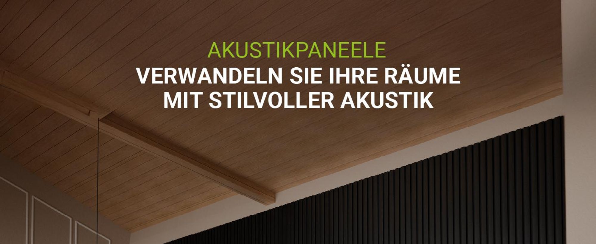 Juskys Wandpaneele Akustik 4er Set 2,88 qm - Verbesserte Akustik durch schallabsorbierende Materialien - Schwarz