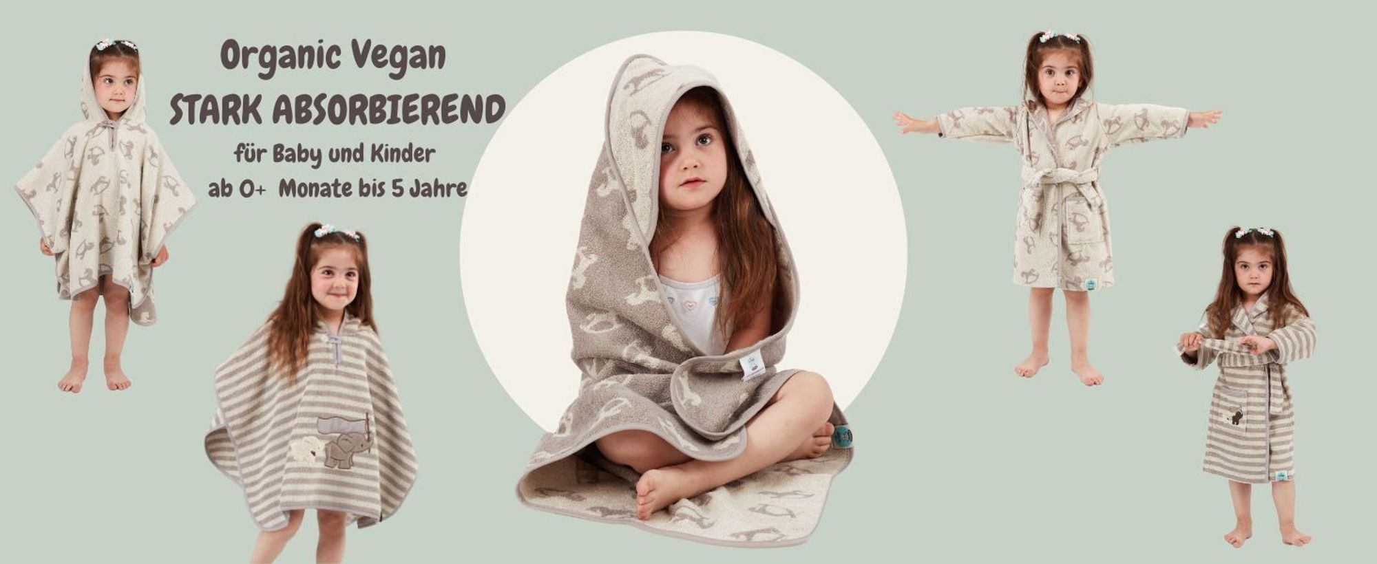 bademantel kinder baumwoll