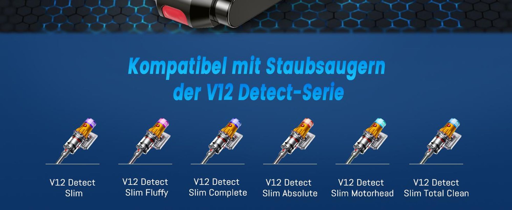 Dyson V12, SV20, SV26, SV30, SV34, SV35, Dyson V12 Detect Slim, Dyson V12 Detect Slim Absolute