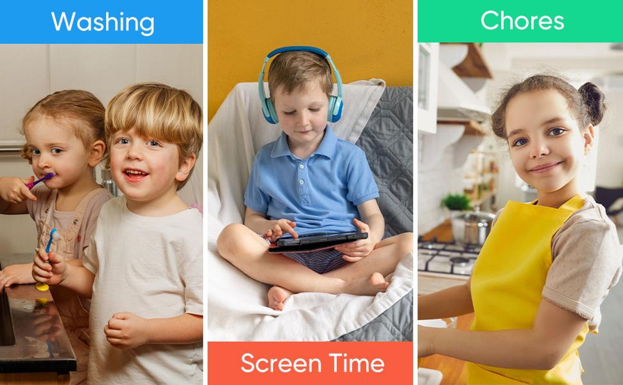Visueller Regenbogen-Timer für Kinder, 60-Minuten-Countdown-Uhr mit Farbscheibe, Zeitmanagement-Tool für ADHS, Klassenzimmer, Küche, Büro