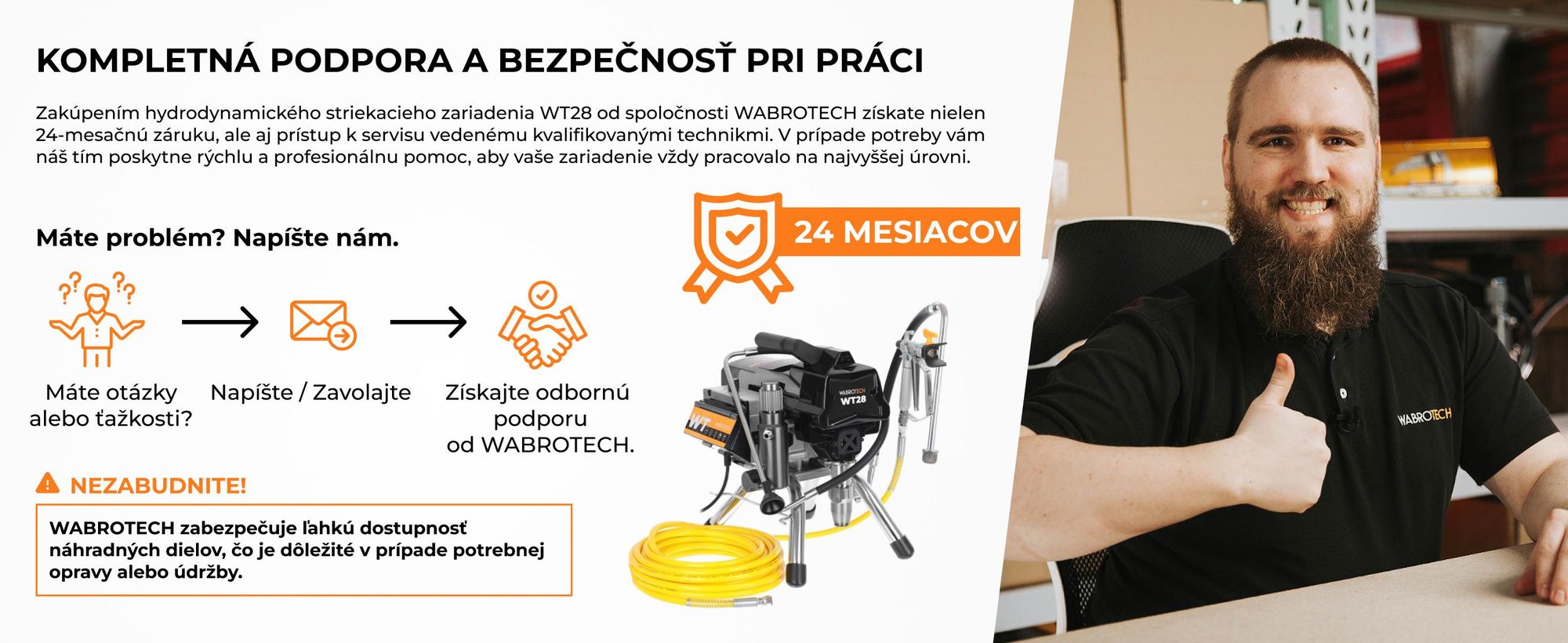 Lakovacia jednotka 2,8 l Striekacia pištoľ 2200W WT28 WABROTECH