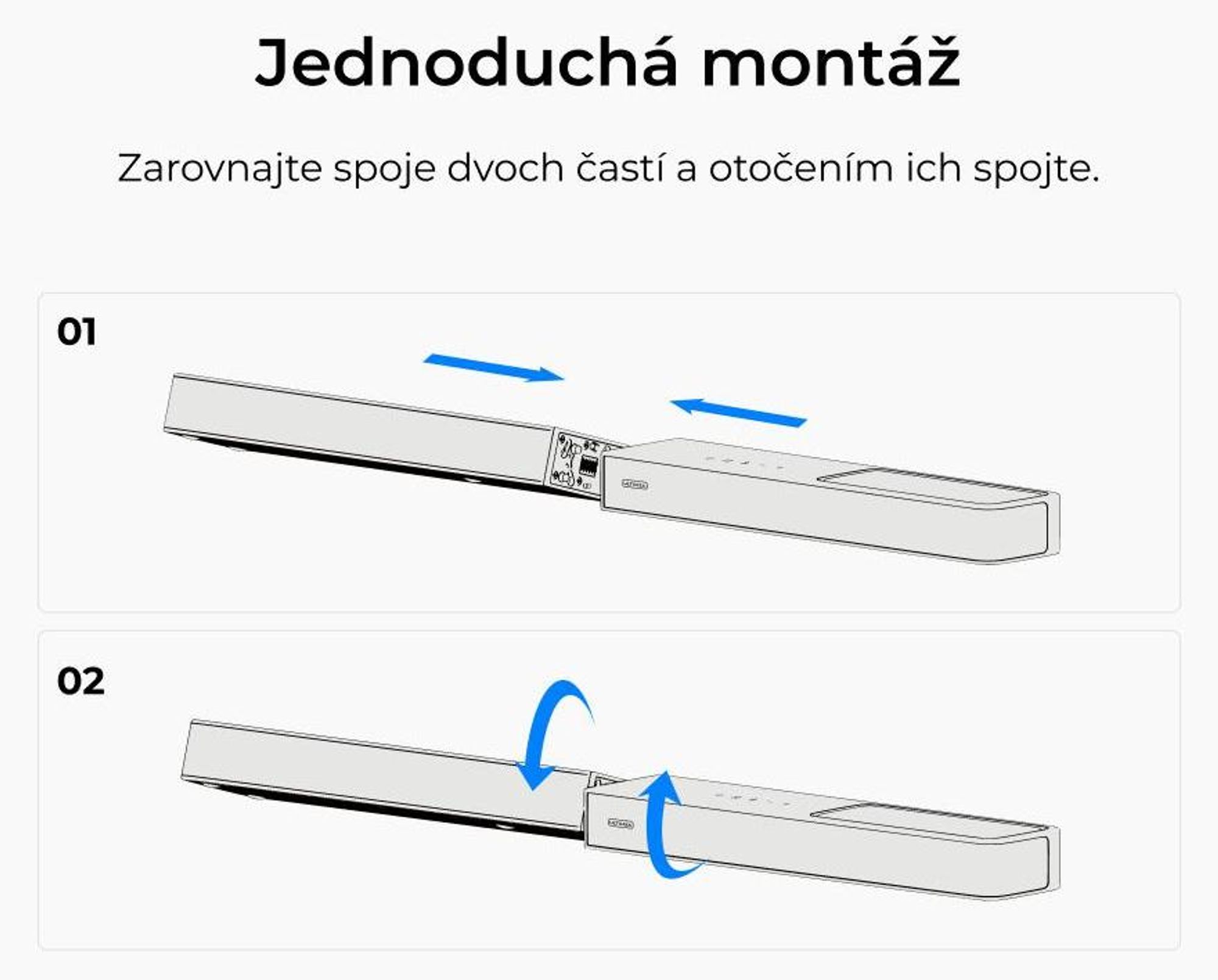 ULTIMEA 3.1.2-kanálový soundbar s Dolby Atmos, priestorový systém pre TV so 6,5-palcovým subwooferom, Bluetooth 5.4, HDMI eARC, 360 W, Skywave F30 Boom