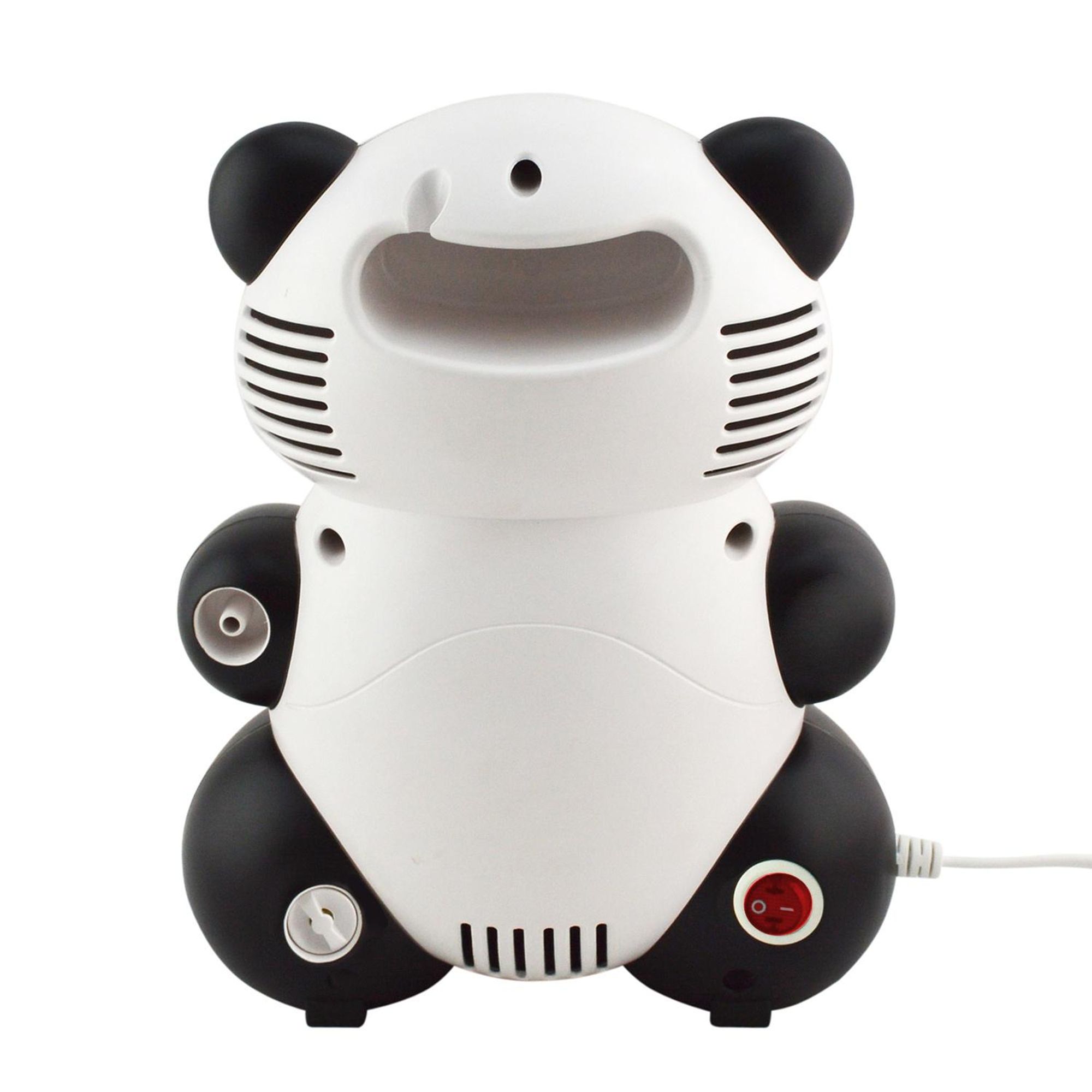 Inhalator Inhaliergerät Vernebler Inhalationsgerät Aerosolvernebler Komplettset2 Masken Verebler Mundstück Schlauch 5 Filter Panda