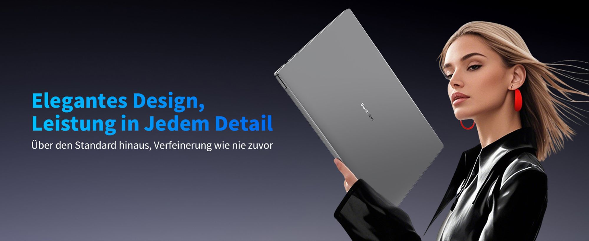 Blackview Notebook 16" FHD Display Acebook12, Intel Core i5-1030NG7 4x3,50 GHz Laptop, 16GB DDR4 512GB SSD/2TB, 180° drehbar, Windows 11, Fingerprint