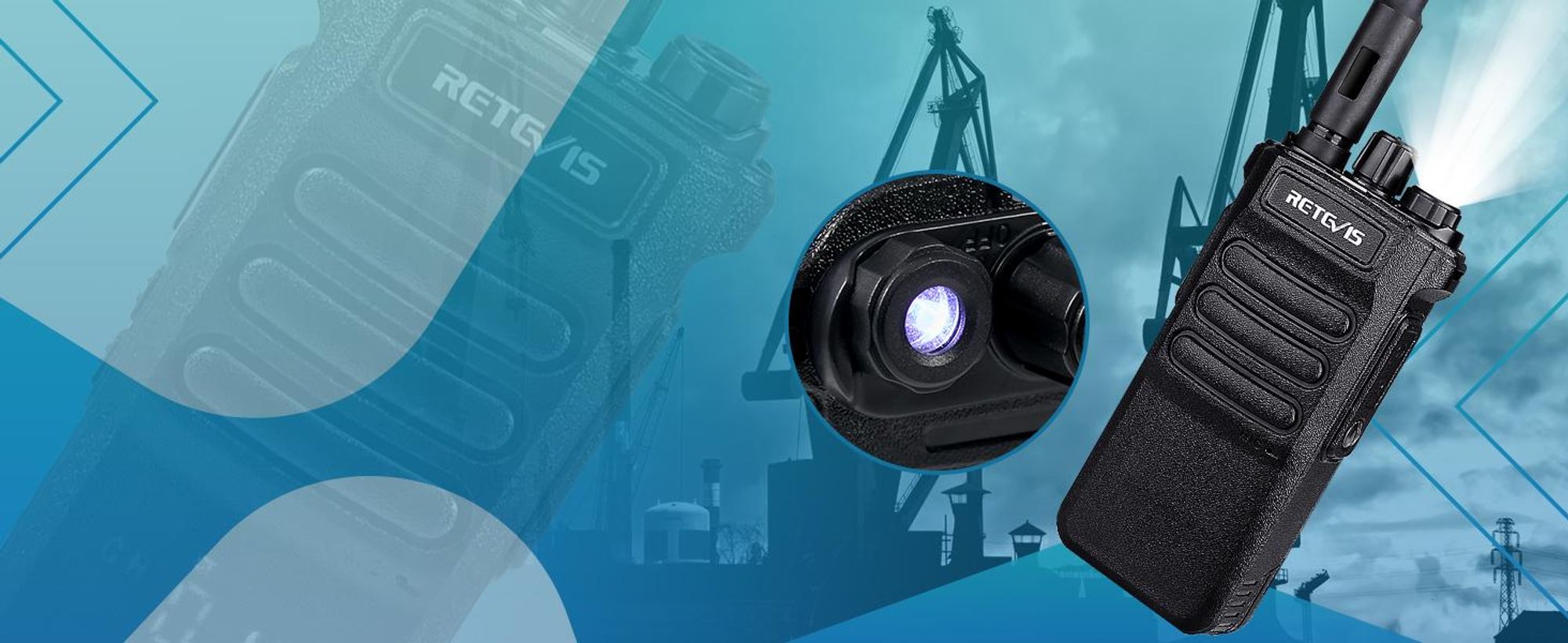 Radiotelefony walkie talkie Retevis RT86, 8 W, krótkofalówka z mikrofonogłośnikiem, 2600 mAh, bezprzewodowe klony radia awaryjnego na place budowy