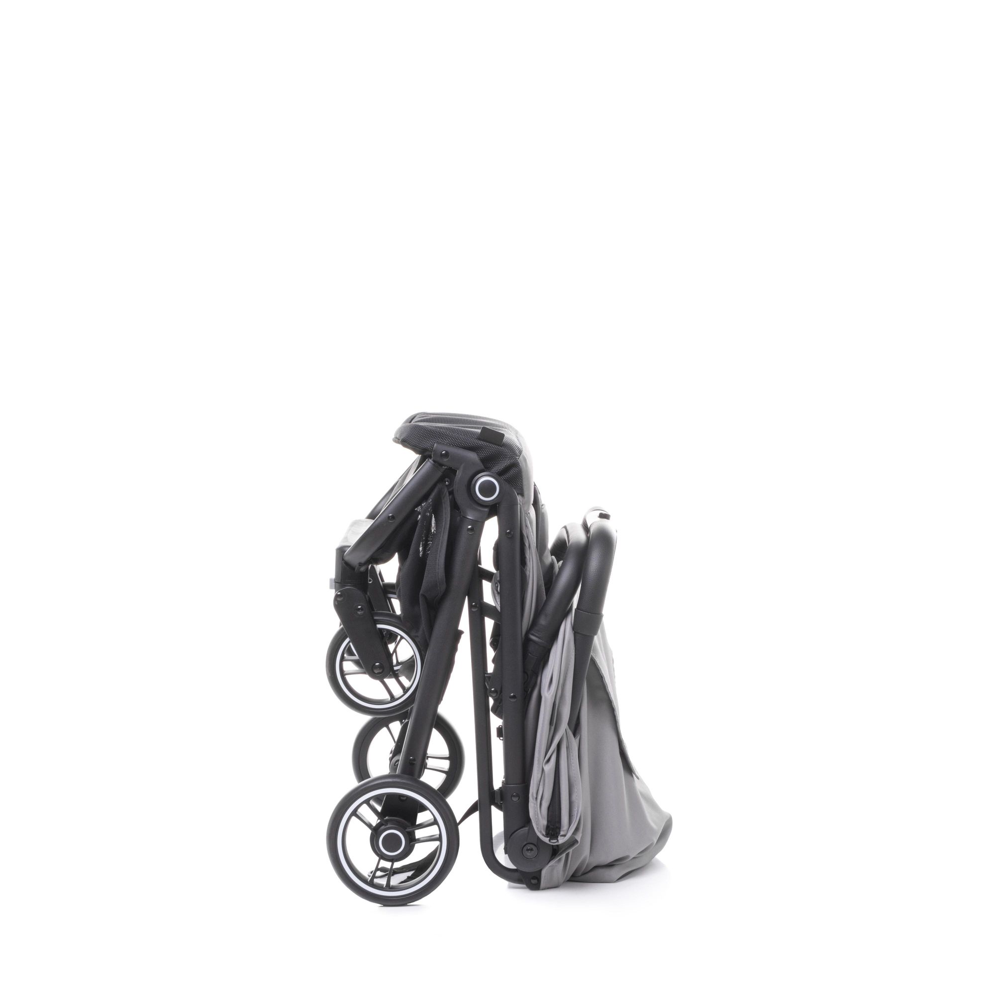 4Baby | Kinderwagen - Buggy Kinderwagen - Grau - klappbar - mit Liegeposition und UV50+ Sonnenschutz - 5-Punkt-Gurt - bis zu 22 kg - Twizzy