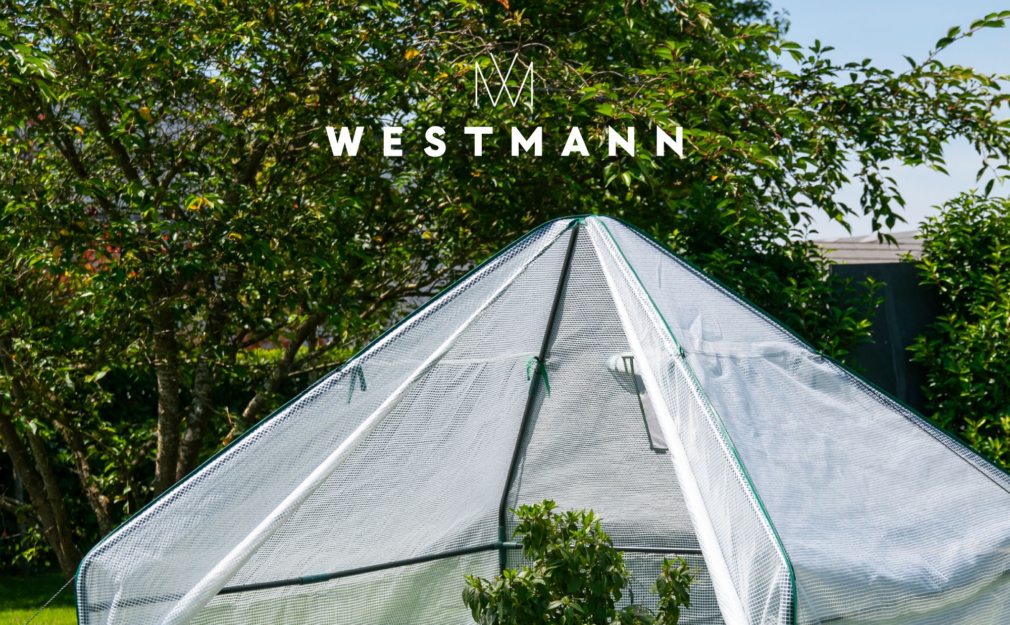 Westmann Überwinterungszelt & Foliengewächshaus Peperoni Weiß 180x180x200 cm