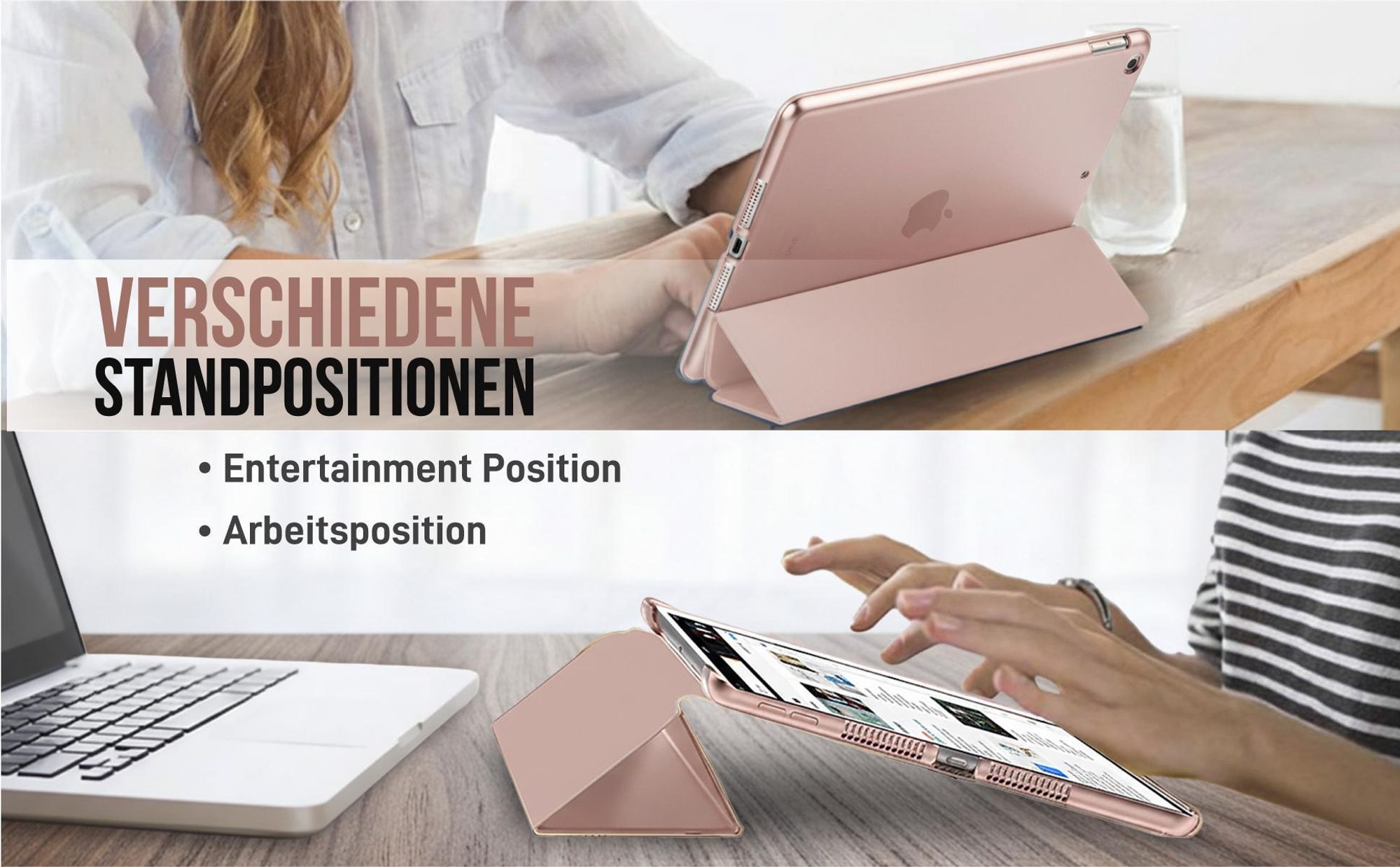 Tabletcase für Apple iPad 7. / 8. / 9. Gen 10.2 mit Auto Sleep / Wake Funktion