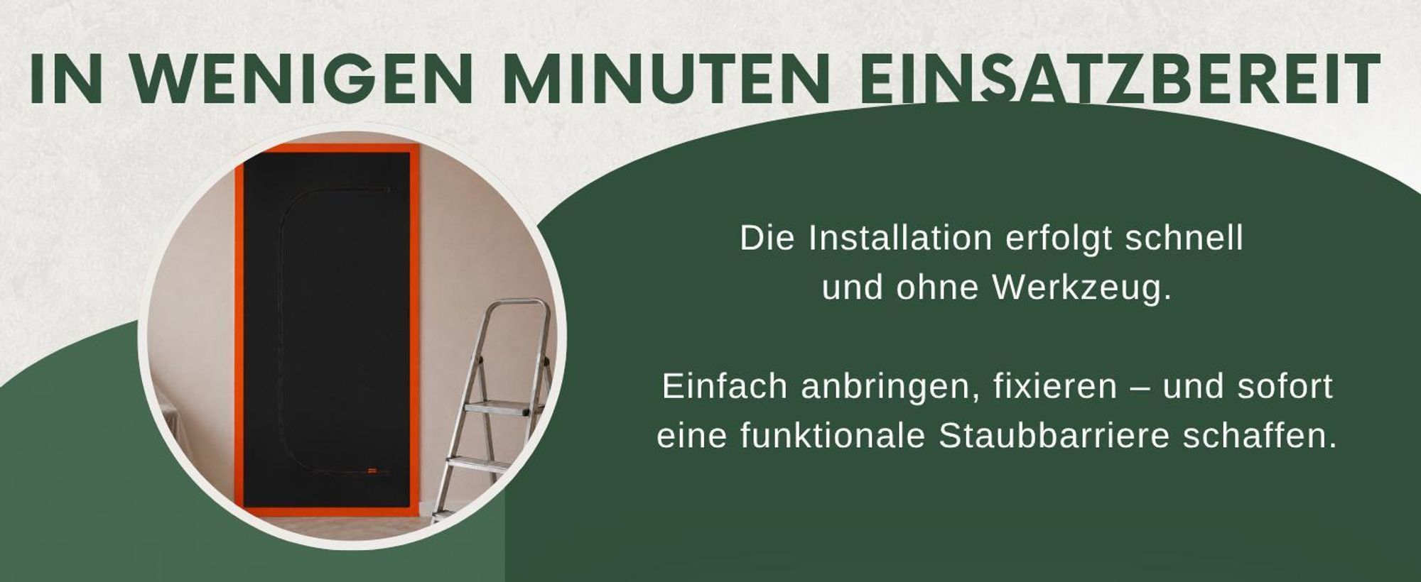 2x Bautür Staubtür Staubvorhang Staubschutztür Schmutzschleuse Staubschutz