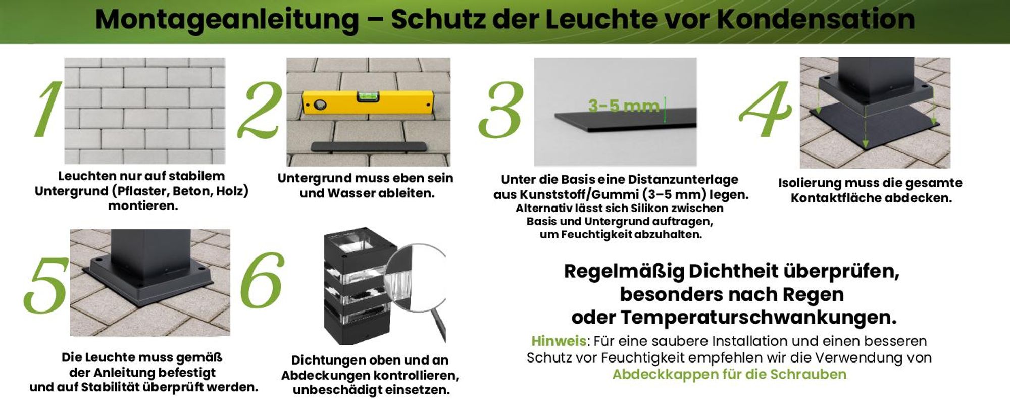 LUMILED Wegeleuchte Außen Pollerleuchte Außenstehleuchte Stehlampe mit Steckdose Gartenleuchte Wegelampe Stromsäule 60cm IP44 E27 Fassung max 13W