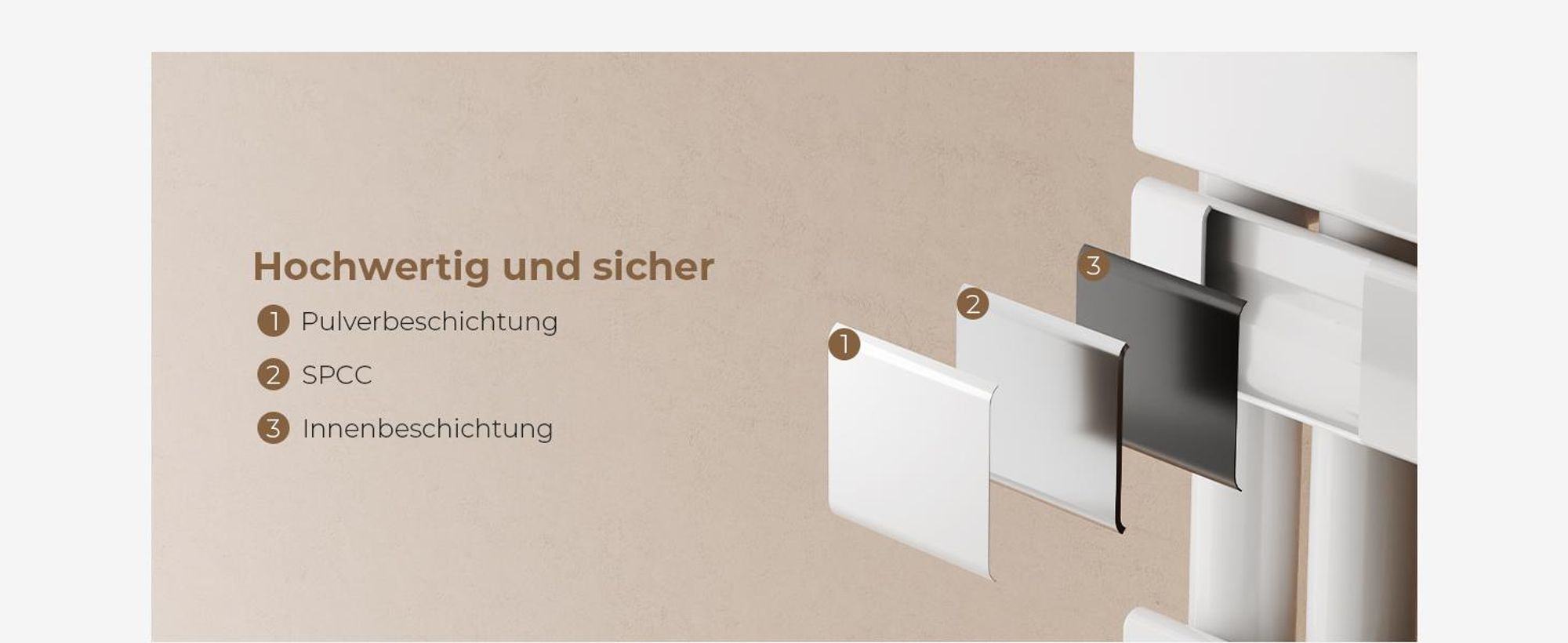 S'AFIELINA  762x400mm Design Badheizkörper Handtuchheizkörper Weiß Flach Paneel Seitenanschlusss Heizkörper für Bad Handtuchtrockner 342 Watt