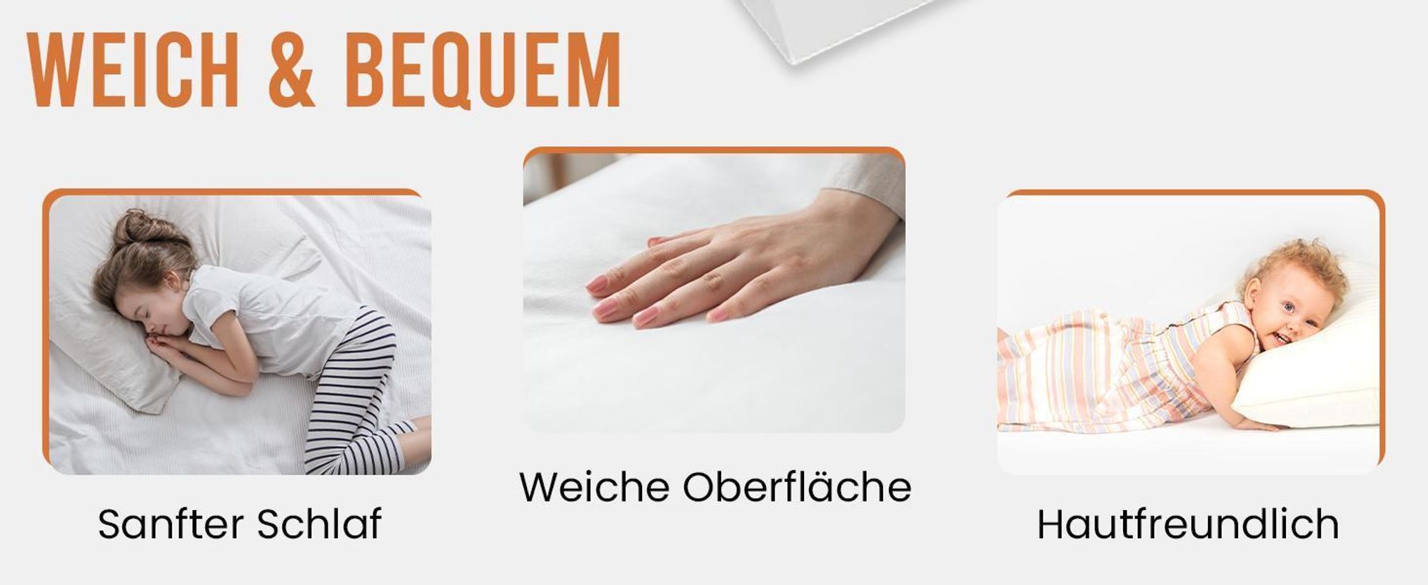 Best for You Schaumstoffmatratze mit Easy Active Matratze Kinderbettmatratze von 60x120x10 cm bis 200x200x10 cm mit Reißverschluss 90x200