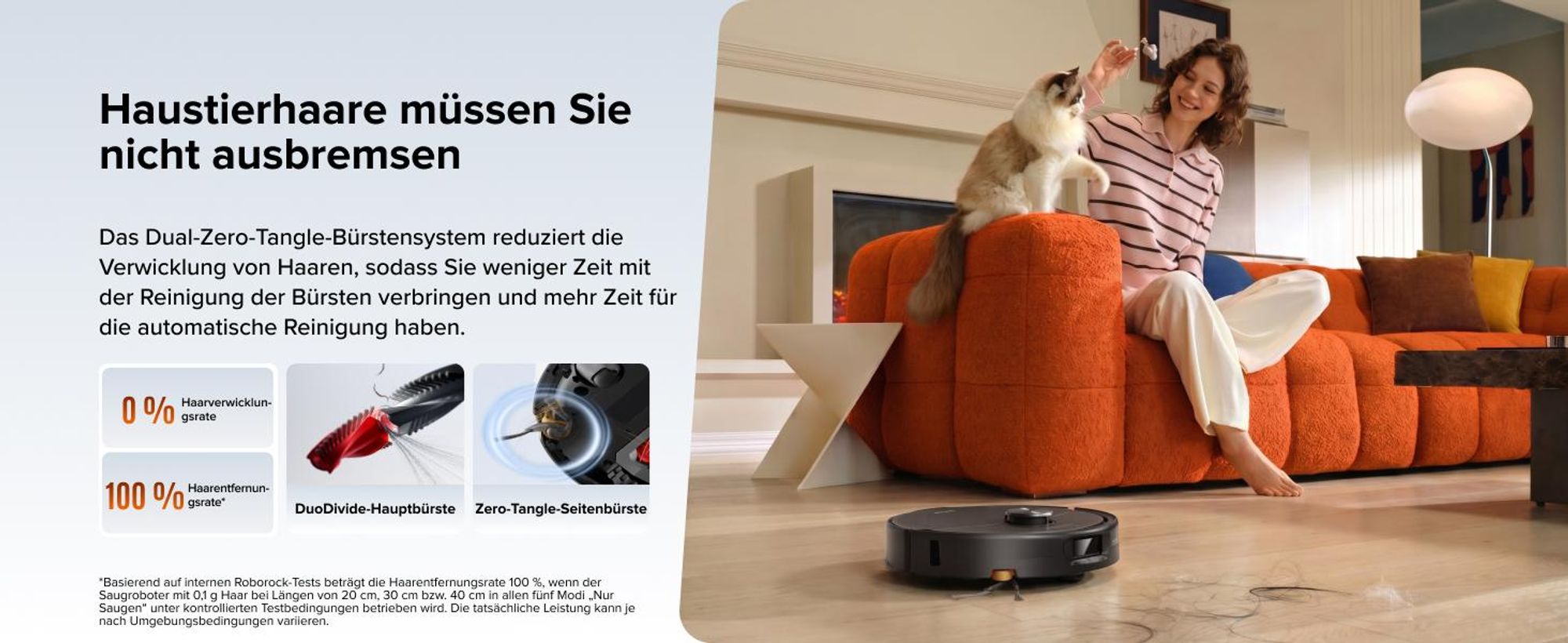 roborock Qrevo 2 Pro Set Saugroboter, 25.000 Pa Saugkraft, Anti-Tangle-System, 75°C Heißwasser-Moppwäsche, FlexiArm-Kantenwischsystem, Schwarz
