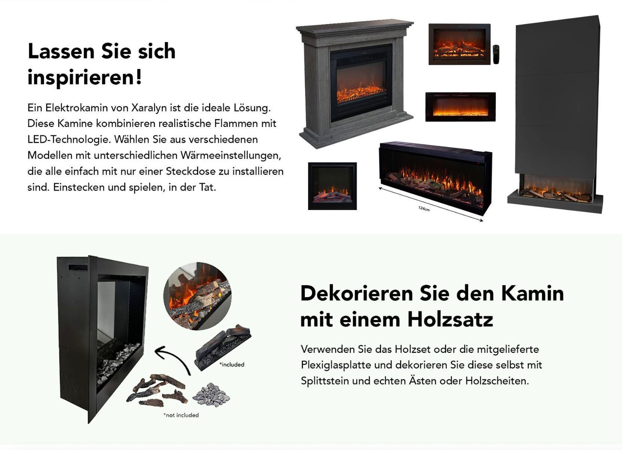 Dekorieren mit Holzsatz