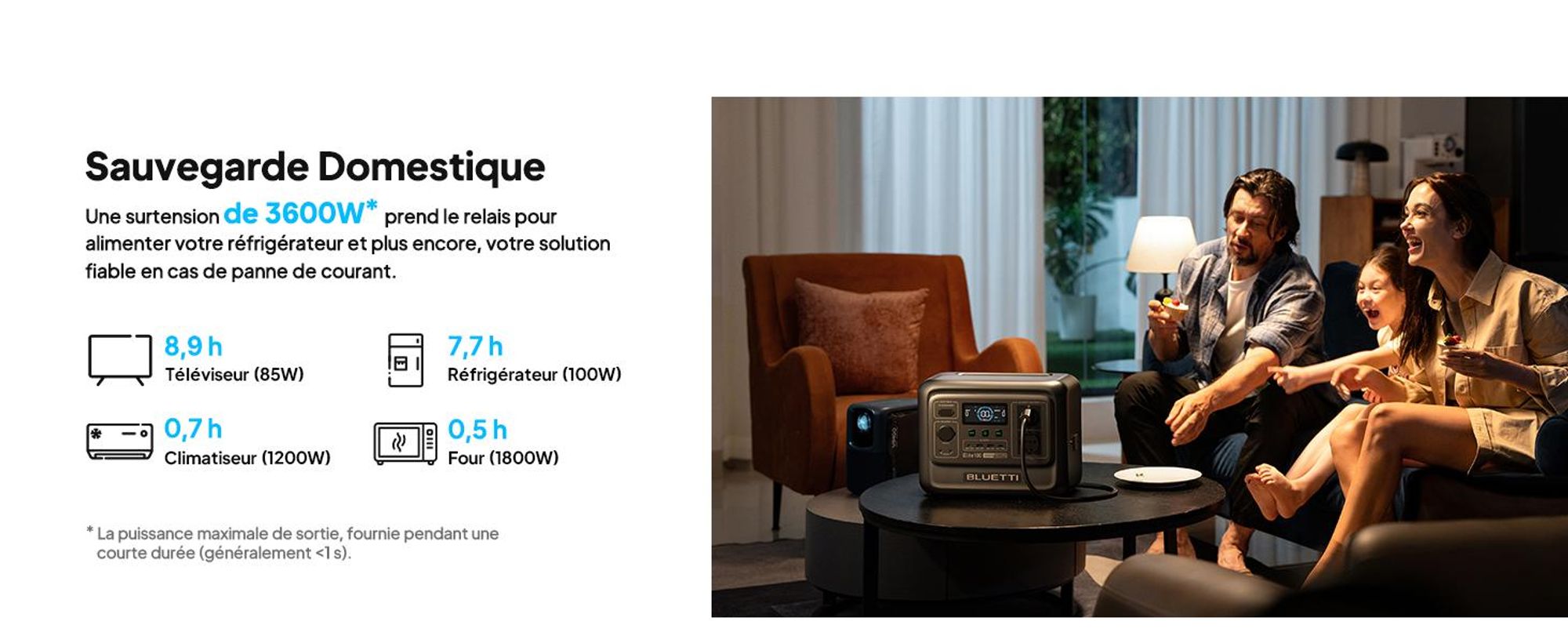 BLUETTI Elite 100 V2 + 200W draagbare powerstation, 1024Wh batterij met zonne-energieopslag, met 2 stopcontacten van 1800W, generator voor kamperen, stroomuitval