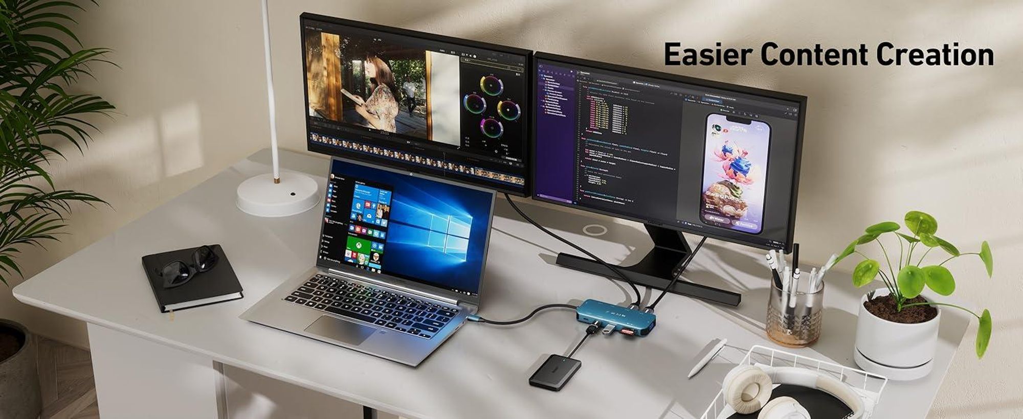 BENFEI Dockingstations USB C 11in1 Dockingstation Triple Display Hub