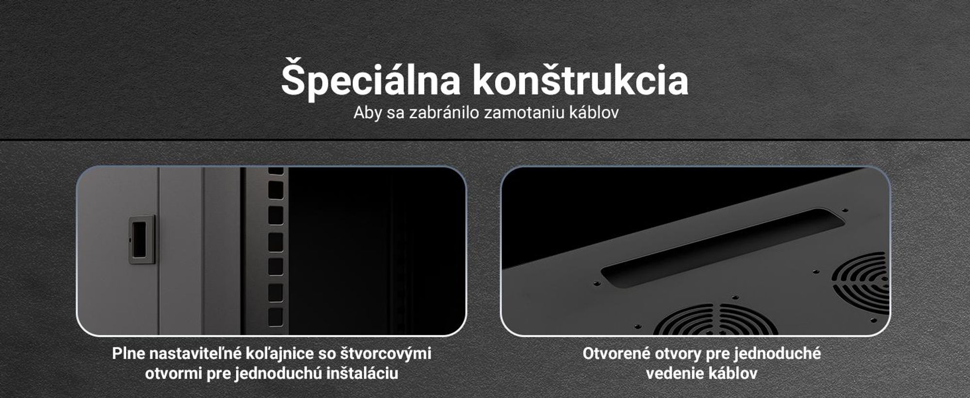 Extralink Rackmount-Schrank 6U 600x450 Grau Wandmontage - Wandmontiertes Regal - 6U - 60 kg - Sperrschloss - Ablageschienen - Grau