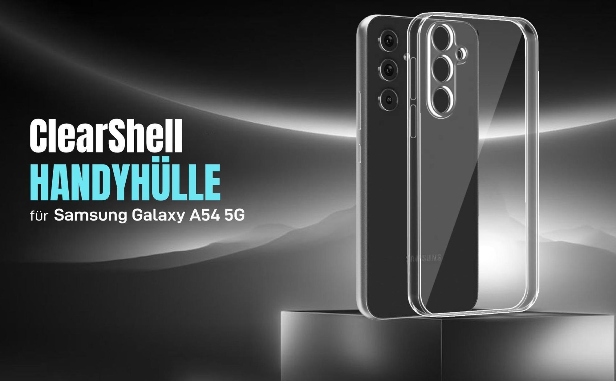 Transparente TPU Handyhülle mit optimiertem Schutz für Samsung Galaxy A54 5G