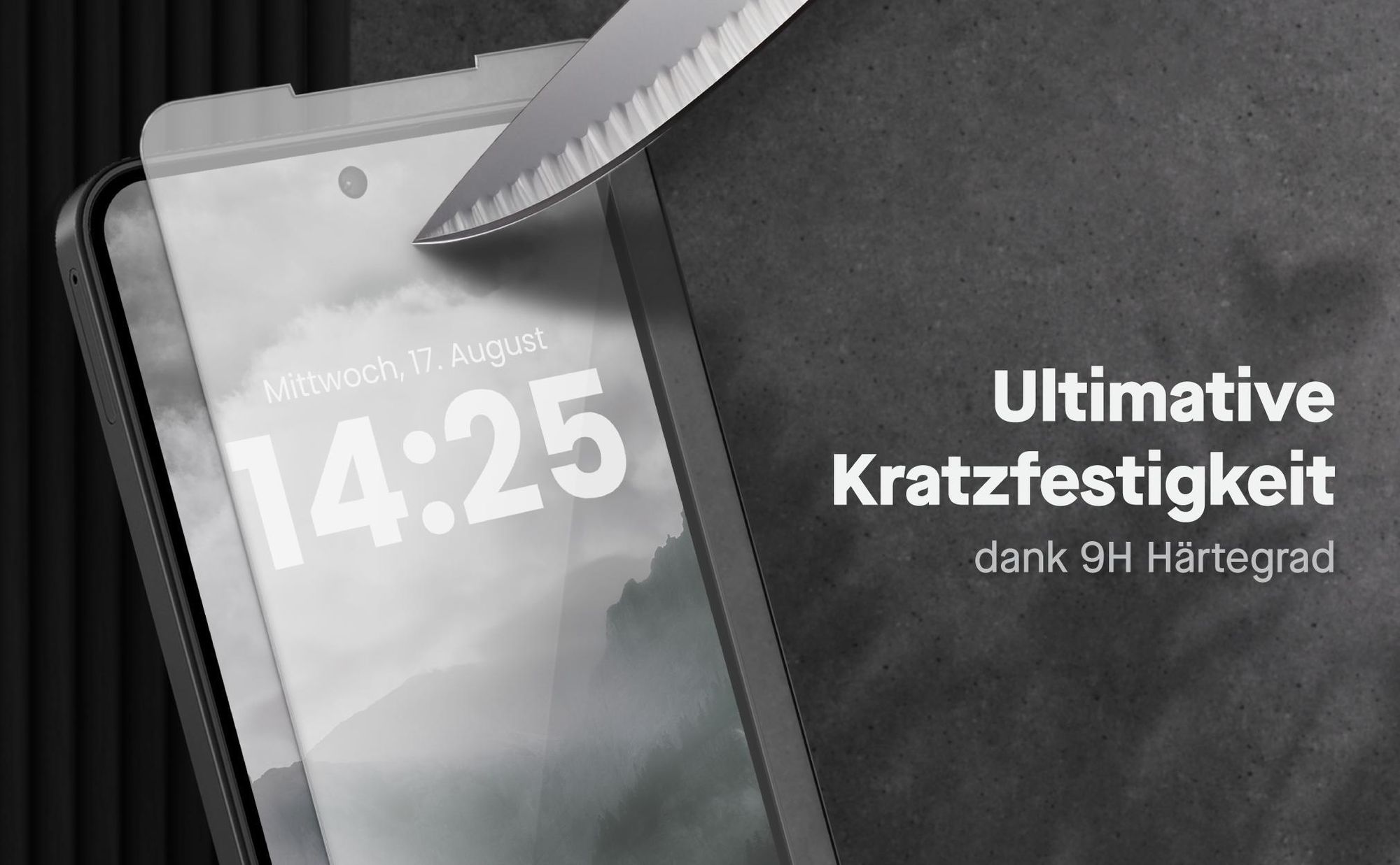 Display Schutzglas Set für Samsung Galaxy A27 5G kompatibel mit allen gängigen Hüllen