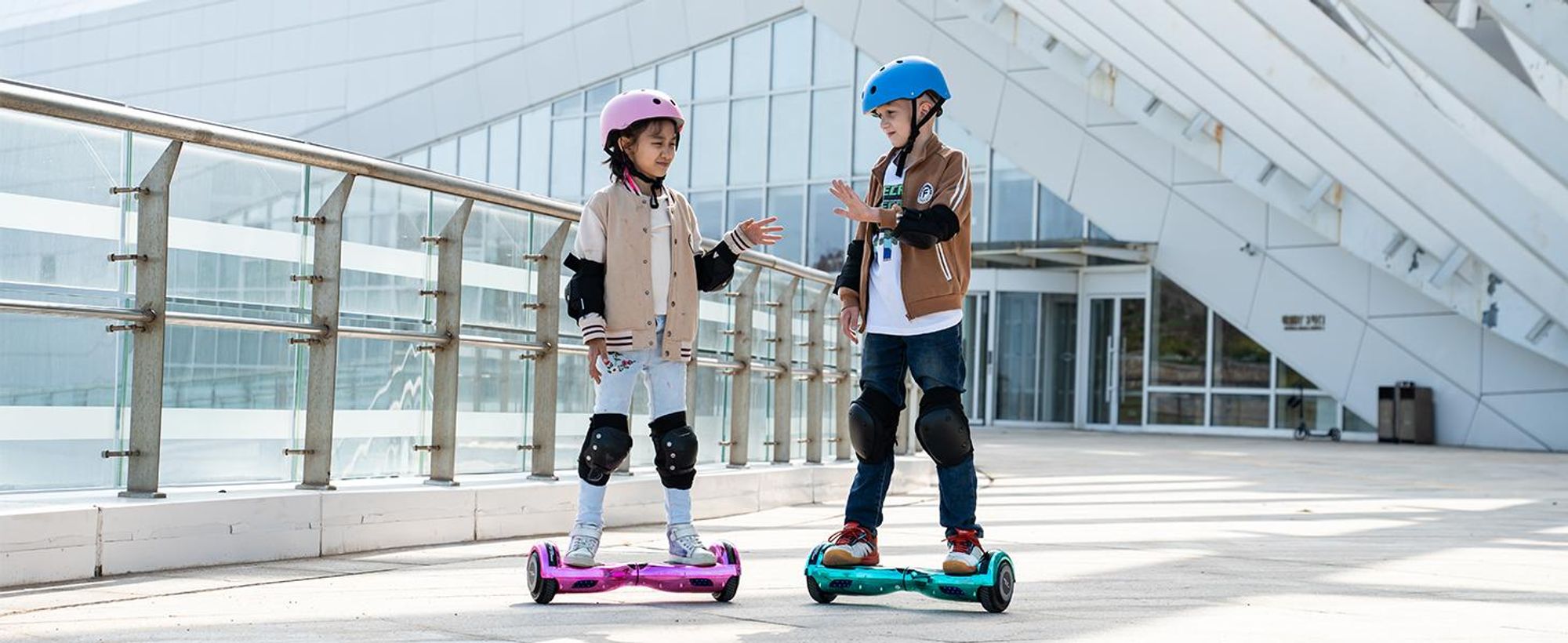 MEGA MOTION Hoverboard,Elektro Scooter 6,5 LED E-Balance Scooter mit Motorbeleuchtung und Bluetooth